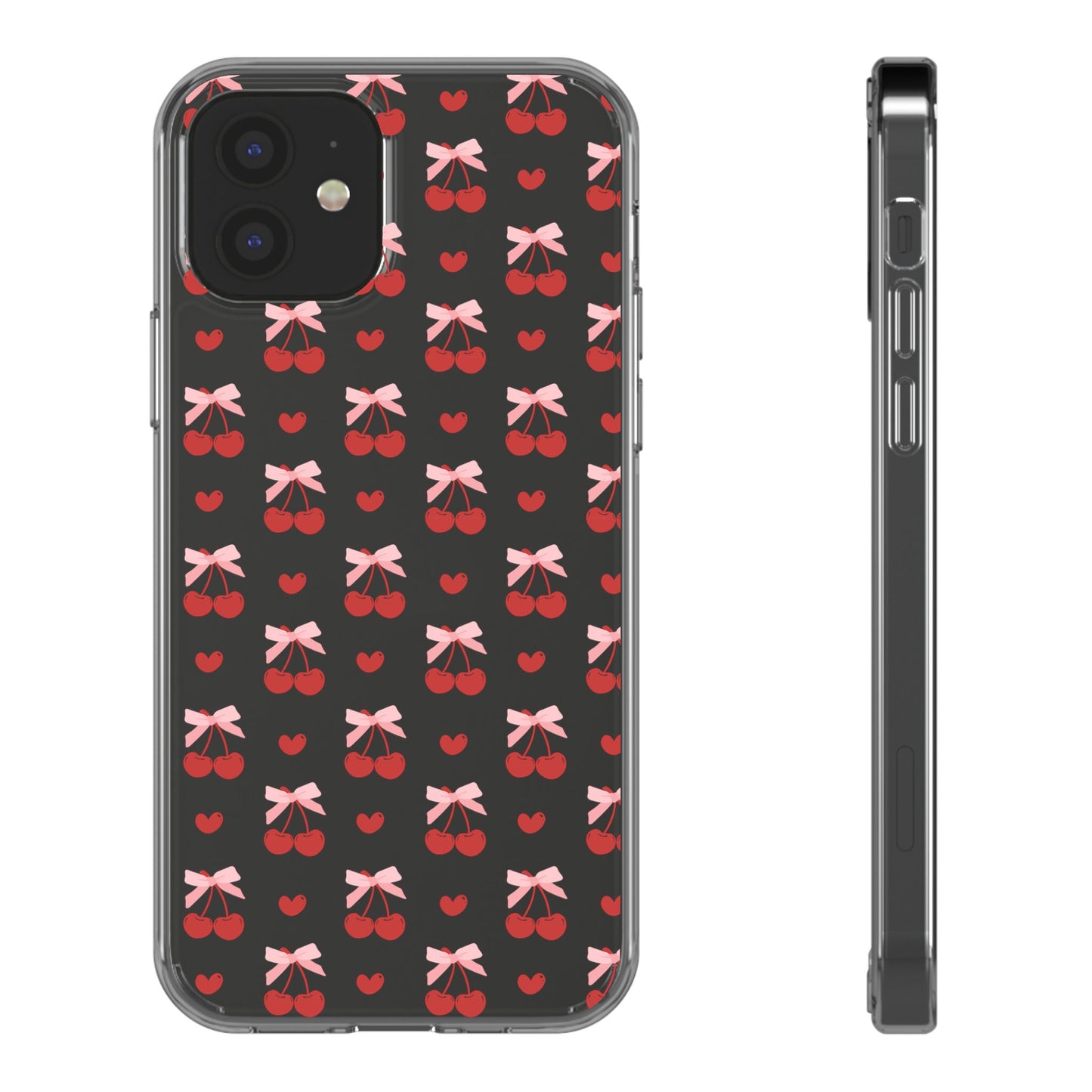 Cute Cherry - Clear Phone Case
