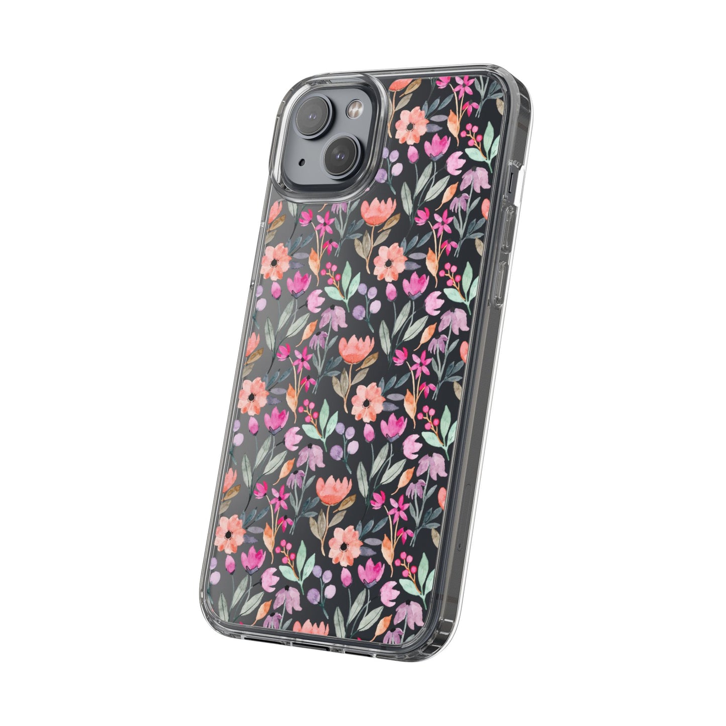 Floral - Clear Phone Case