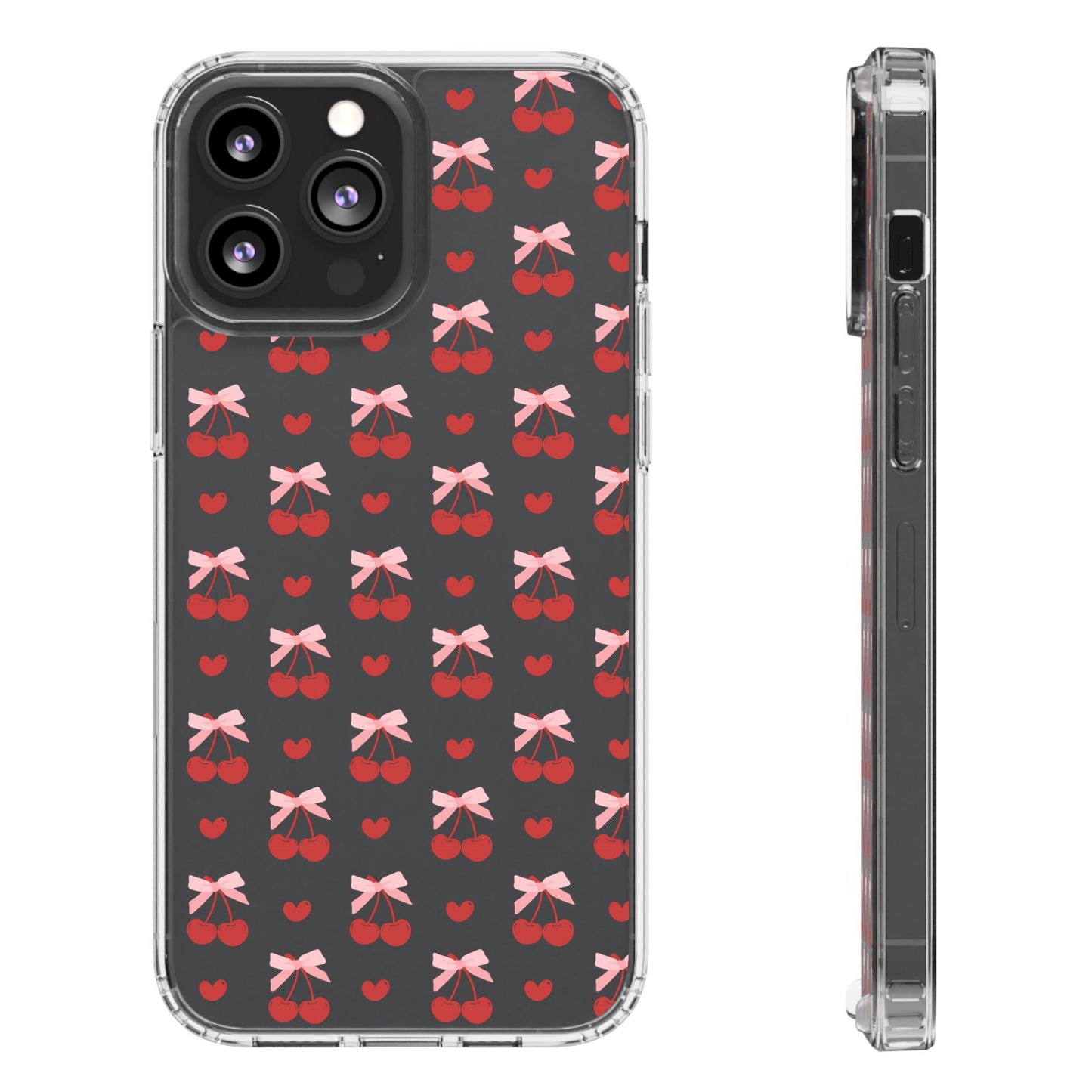Cute Cherry - Clear Phone Case