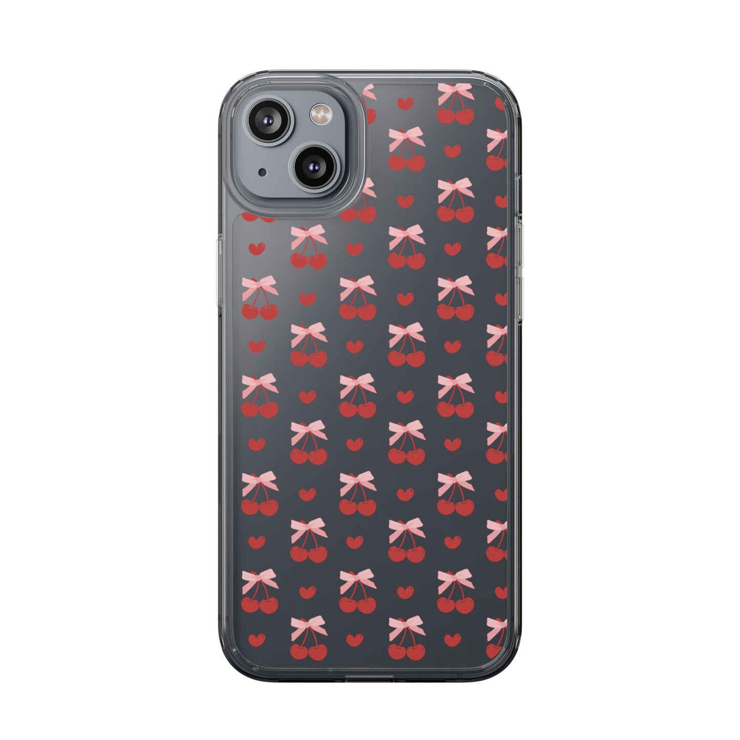 Cute Cherry - Clear Phone Case