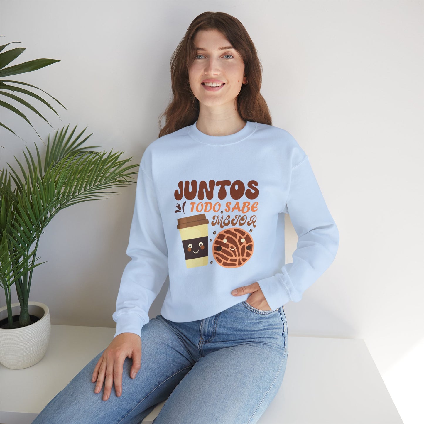 Juntos Todo Sabe Mejor Sweatshirt