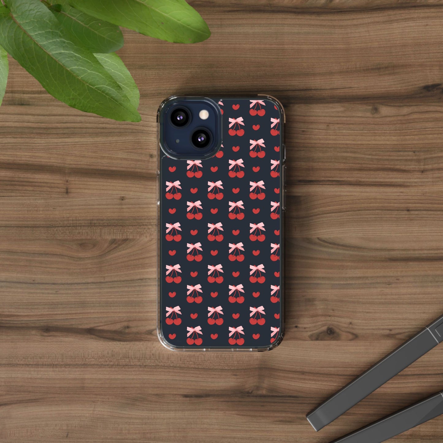 Cute Cherry - Clear Phone Case