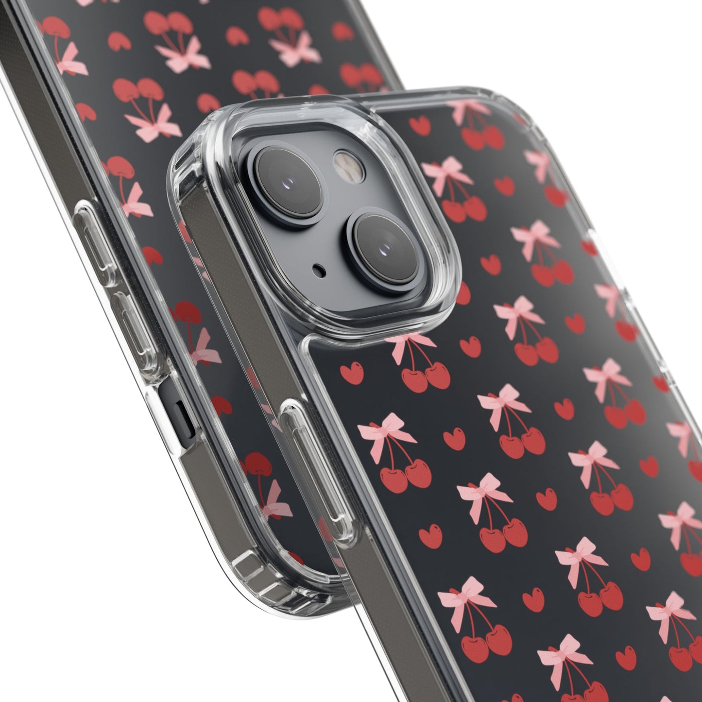 Cute Cherry - Clear Phone Case