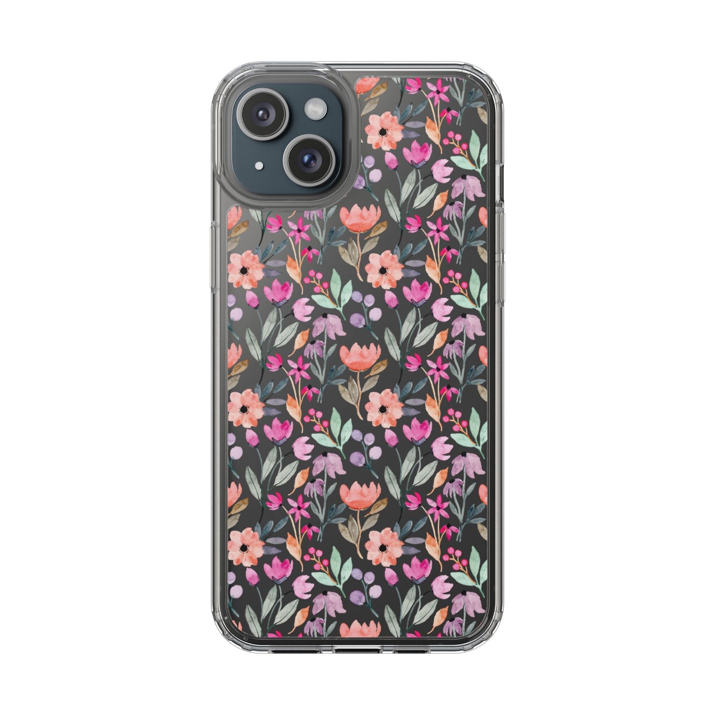 Floral - Clear Phone Case