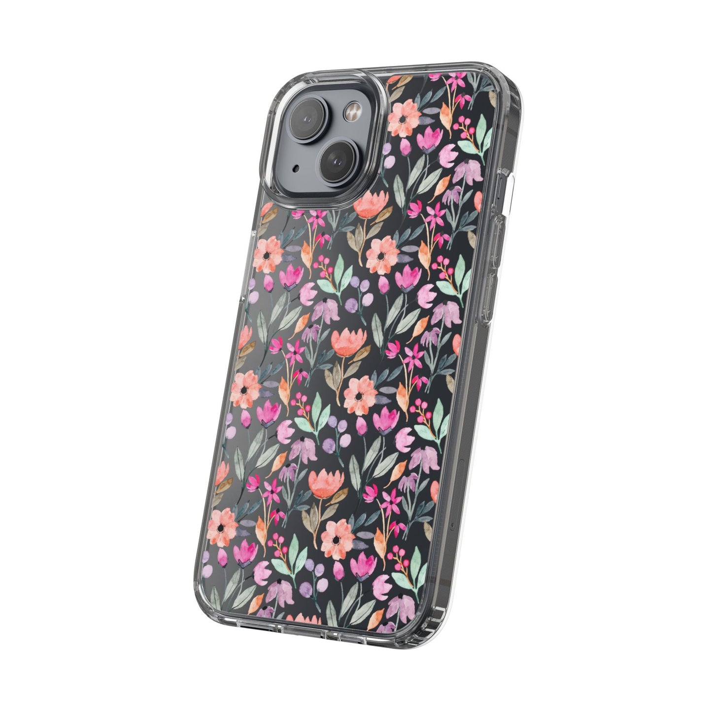 Floral - Clear Phone Case