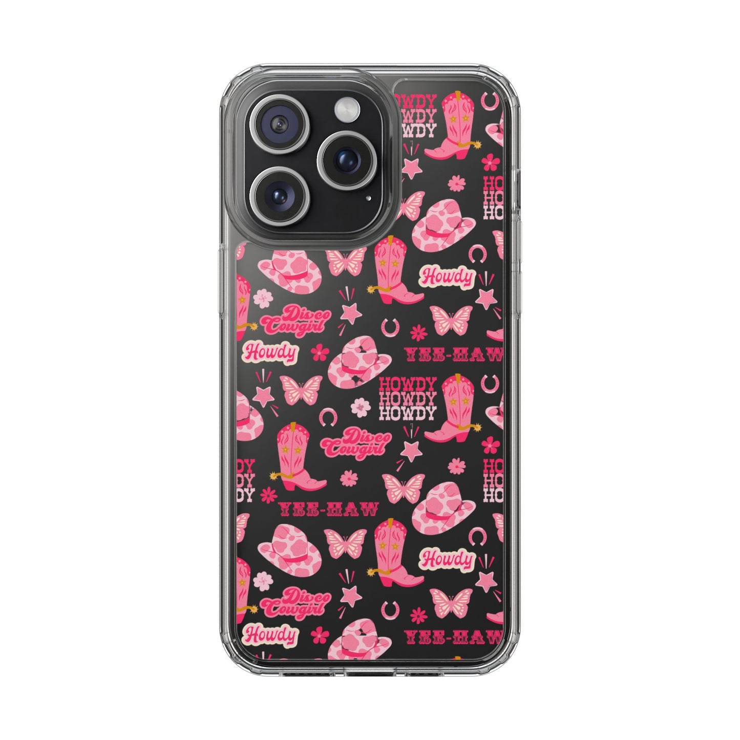 Cute Cowgirl - Clear Phone Case