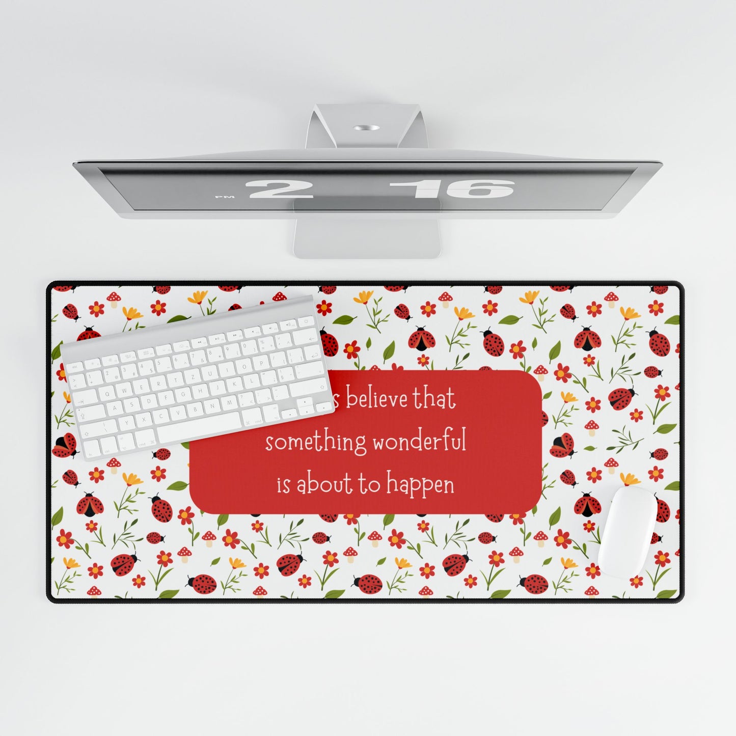Desk Mat - Ladybugs
