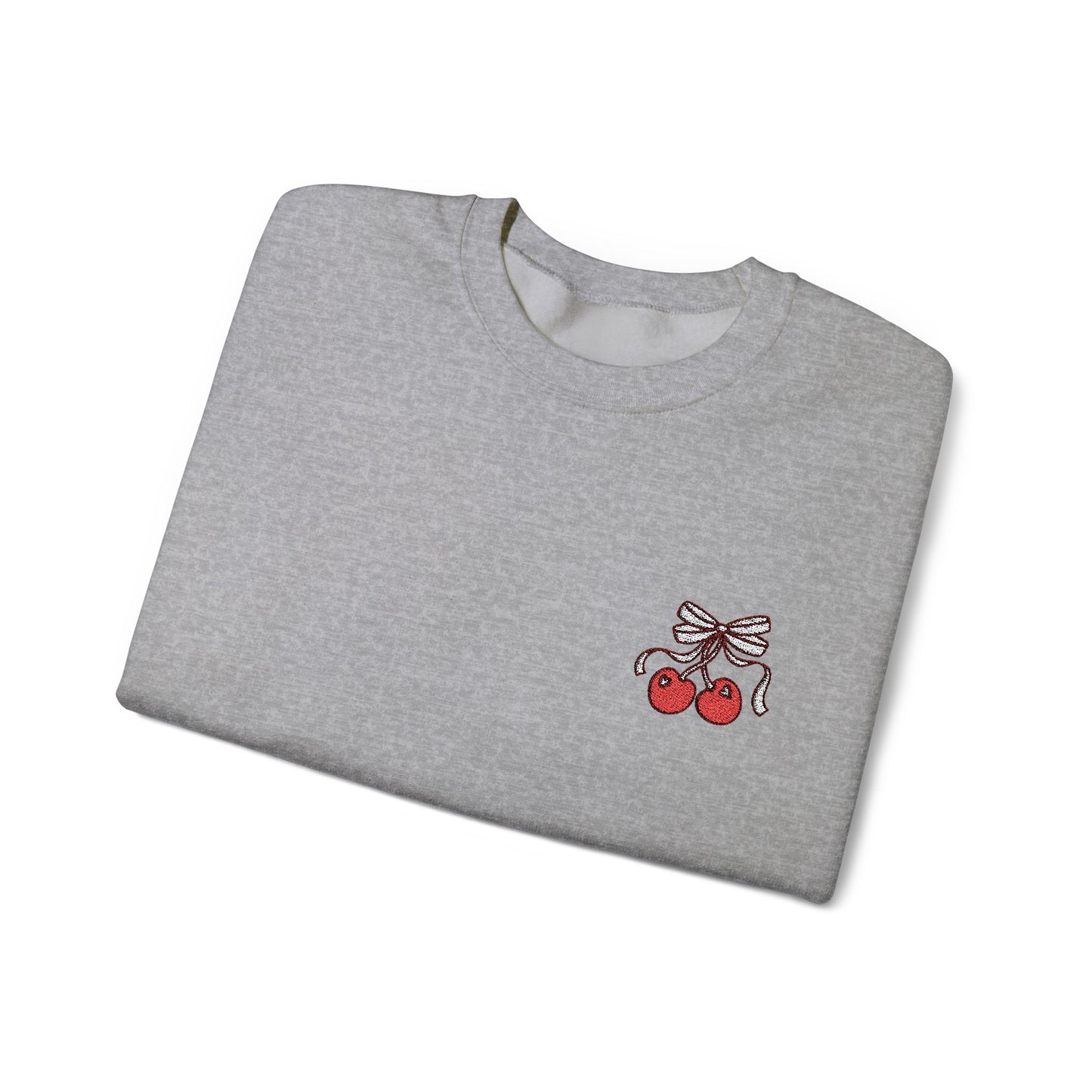 Cherry Embroidered - Sweatshirt