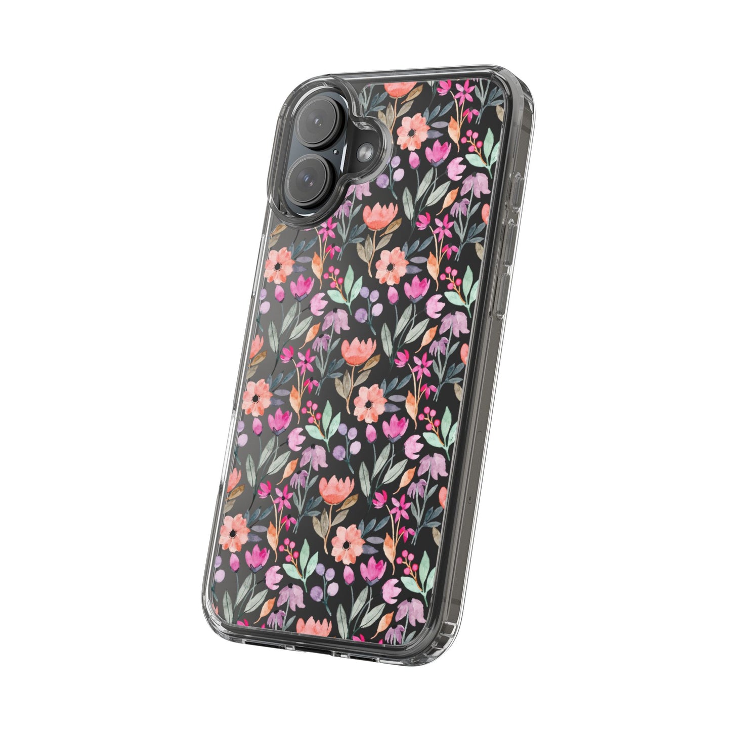 Floral - Clear Phone Case