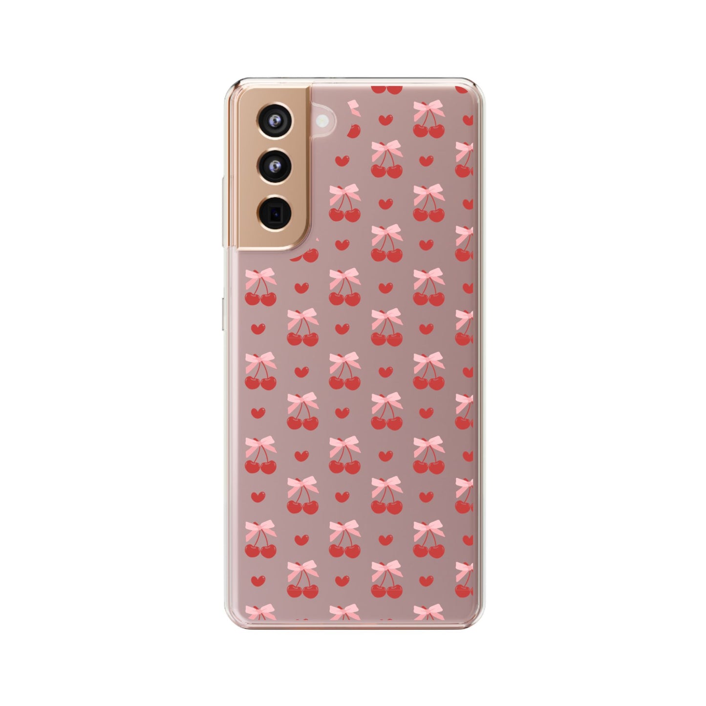 Cute Cherry - Clear Phone Case