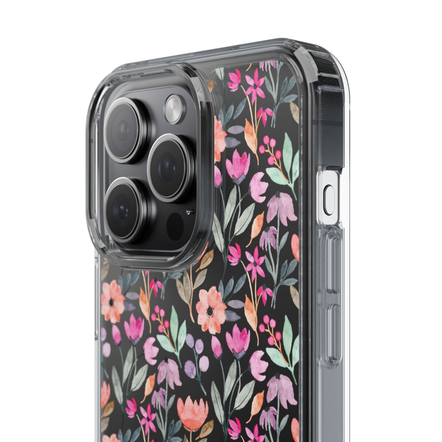 Floral - Clear Phone Case