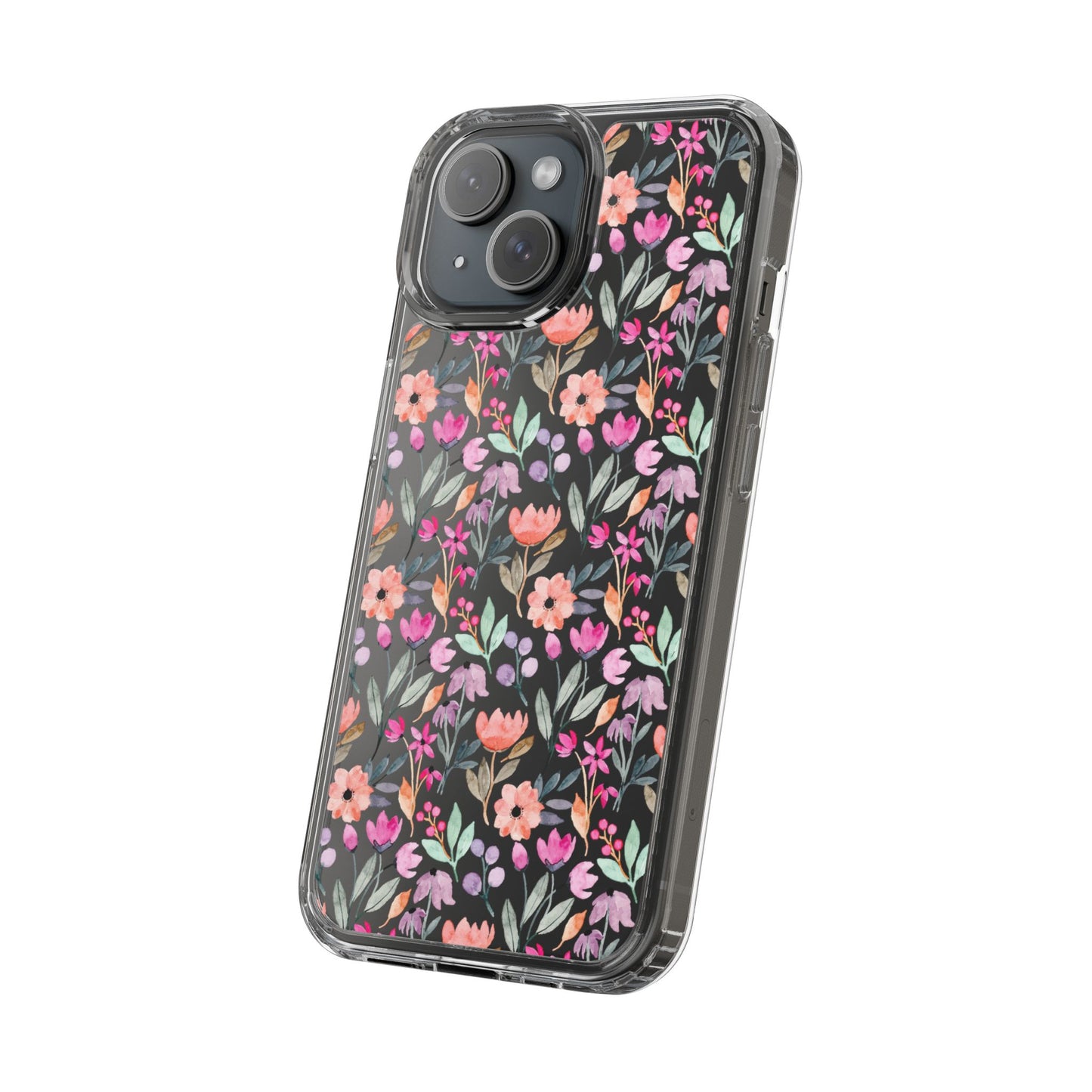 Floral - Clear Phone Case