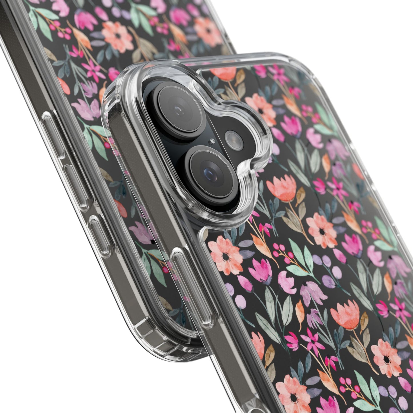 Floral - Clear Phone Case