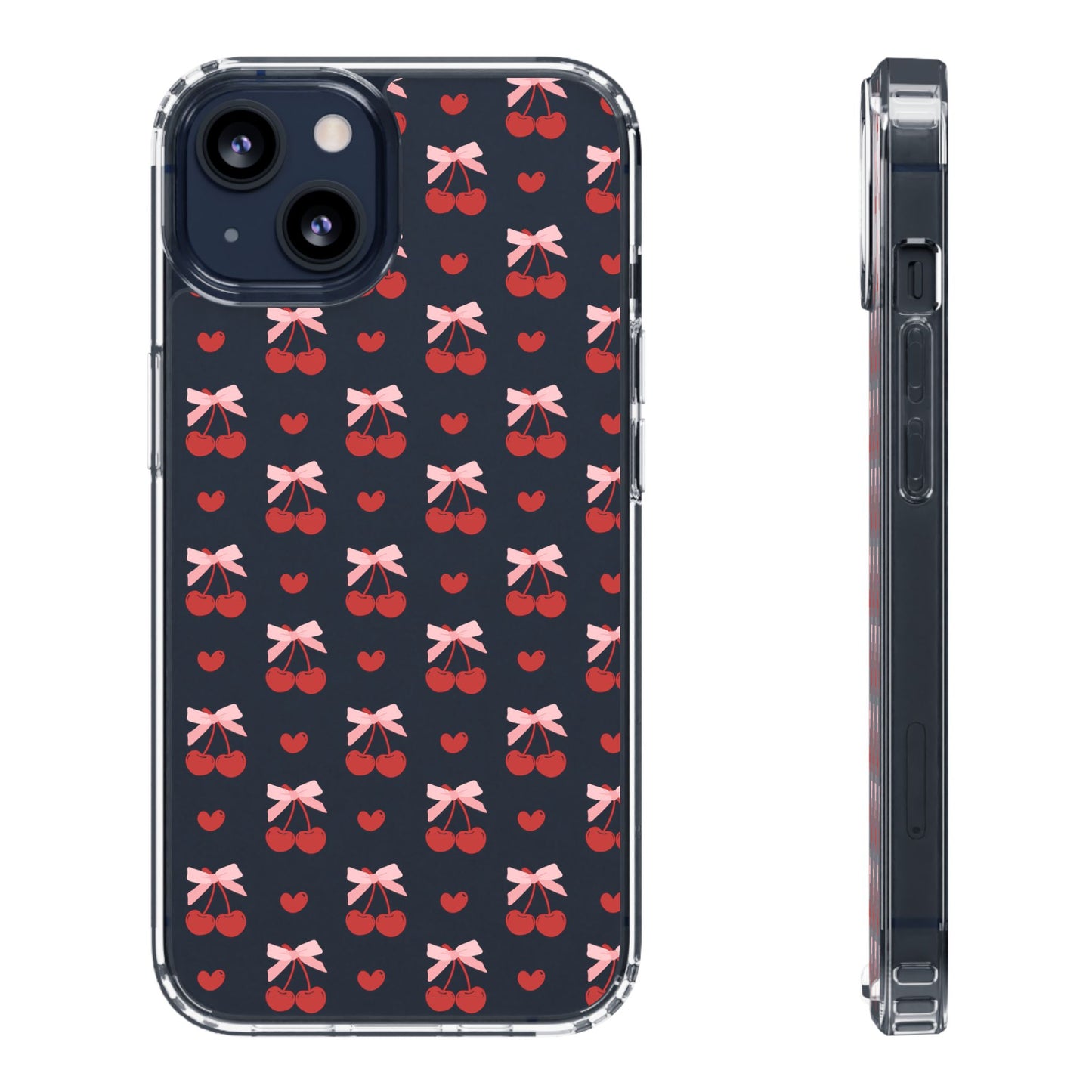 Cute Cherry - Clear Phone Case