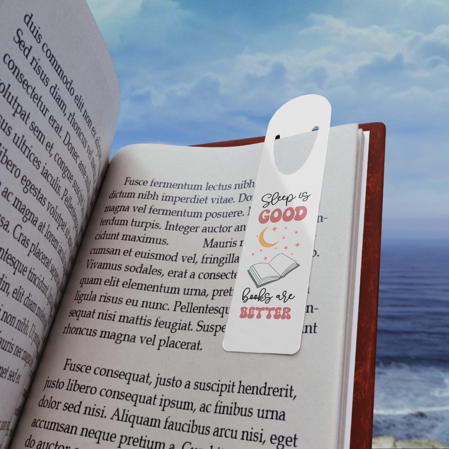 Books are Better Metal Bookmark
