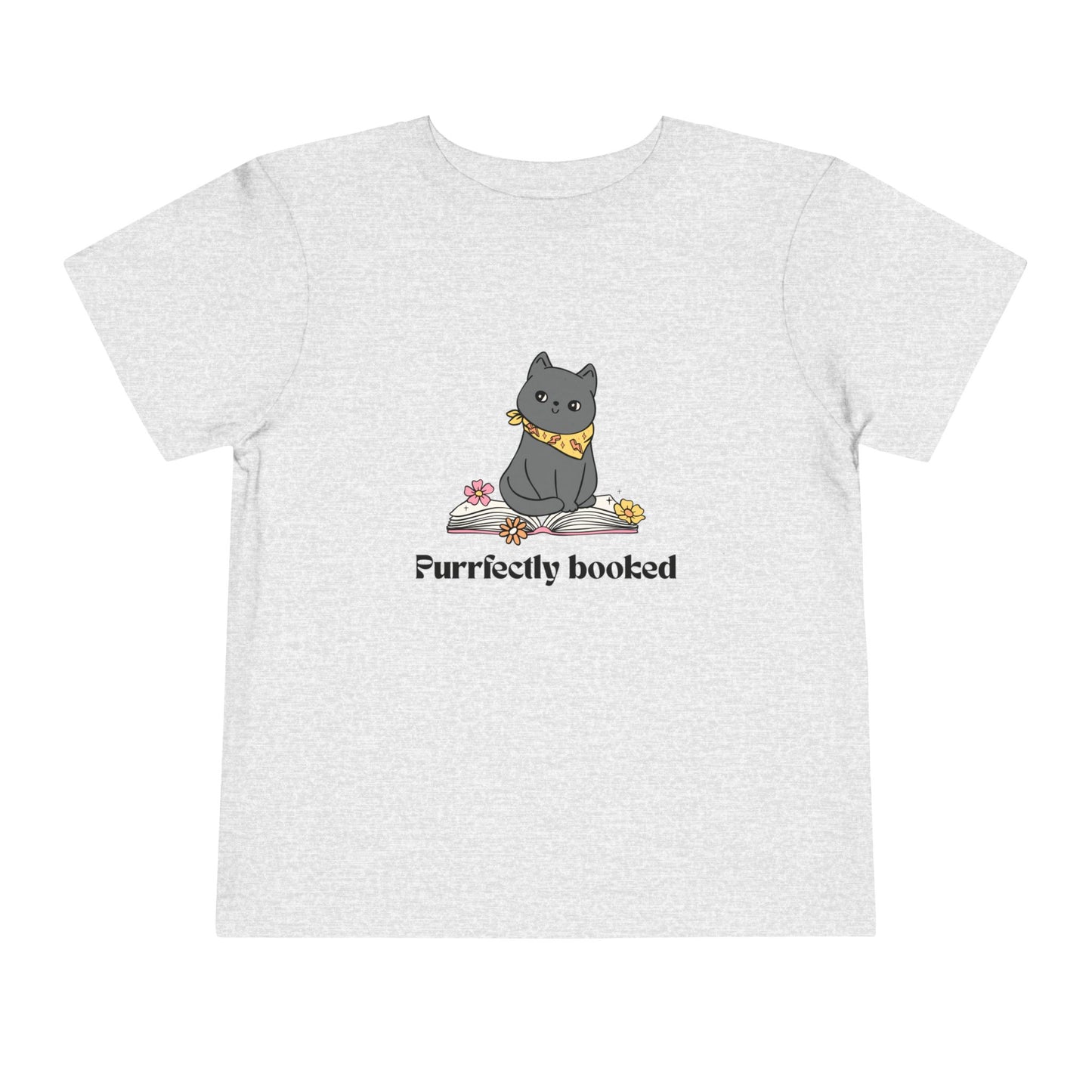Purrfectly Booked Toddler Short Sleeve Tee