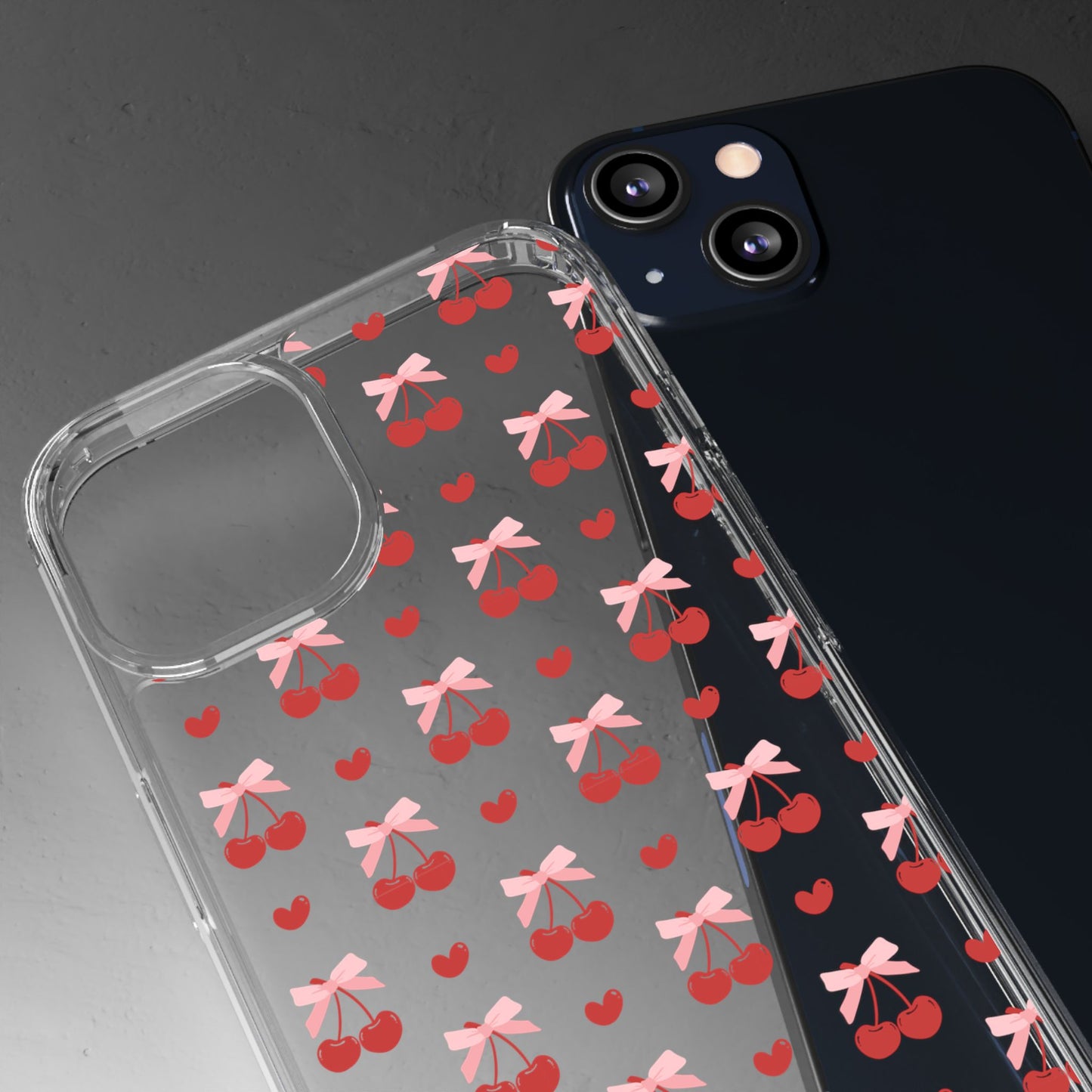 Cute Cherry - Clear Phone Case