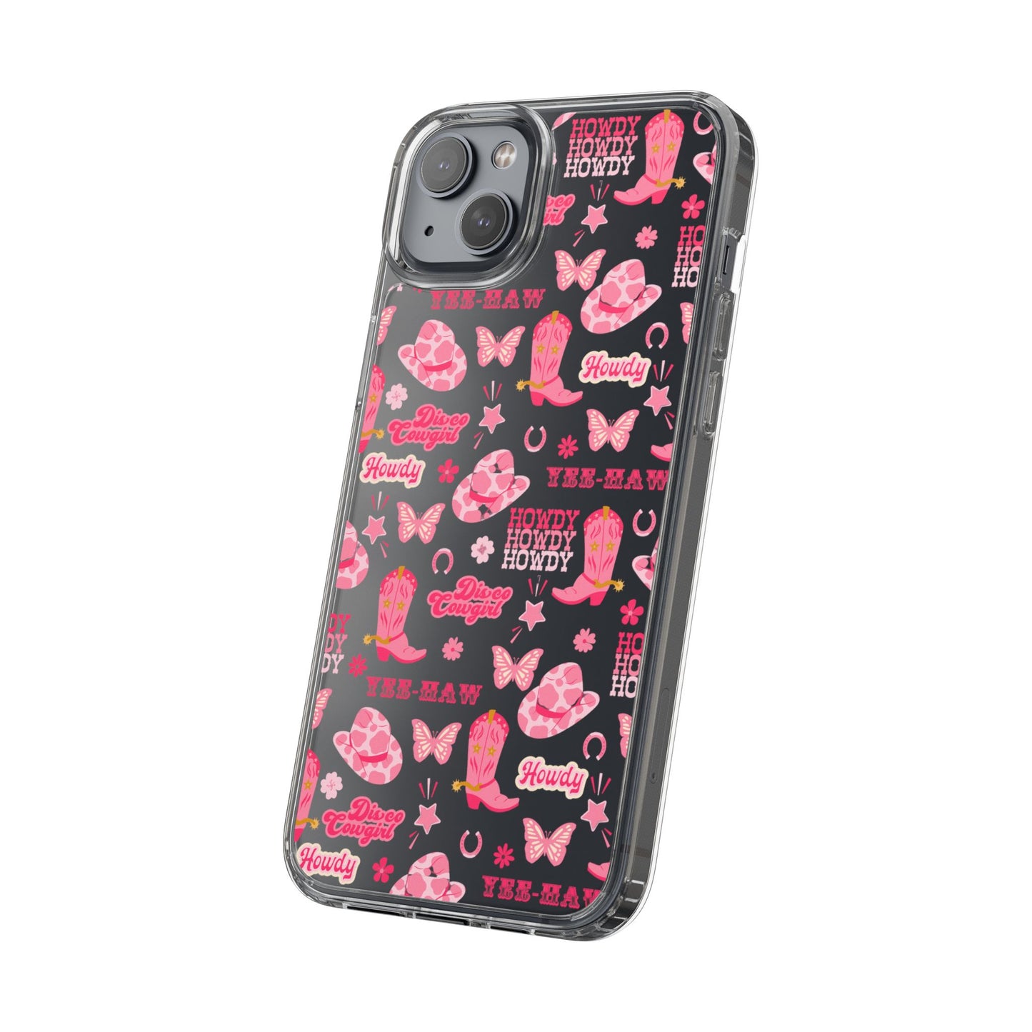 Cute Cowgirl - Clear Phone Case