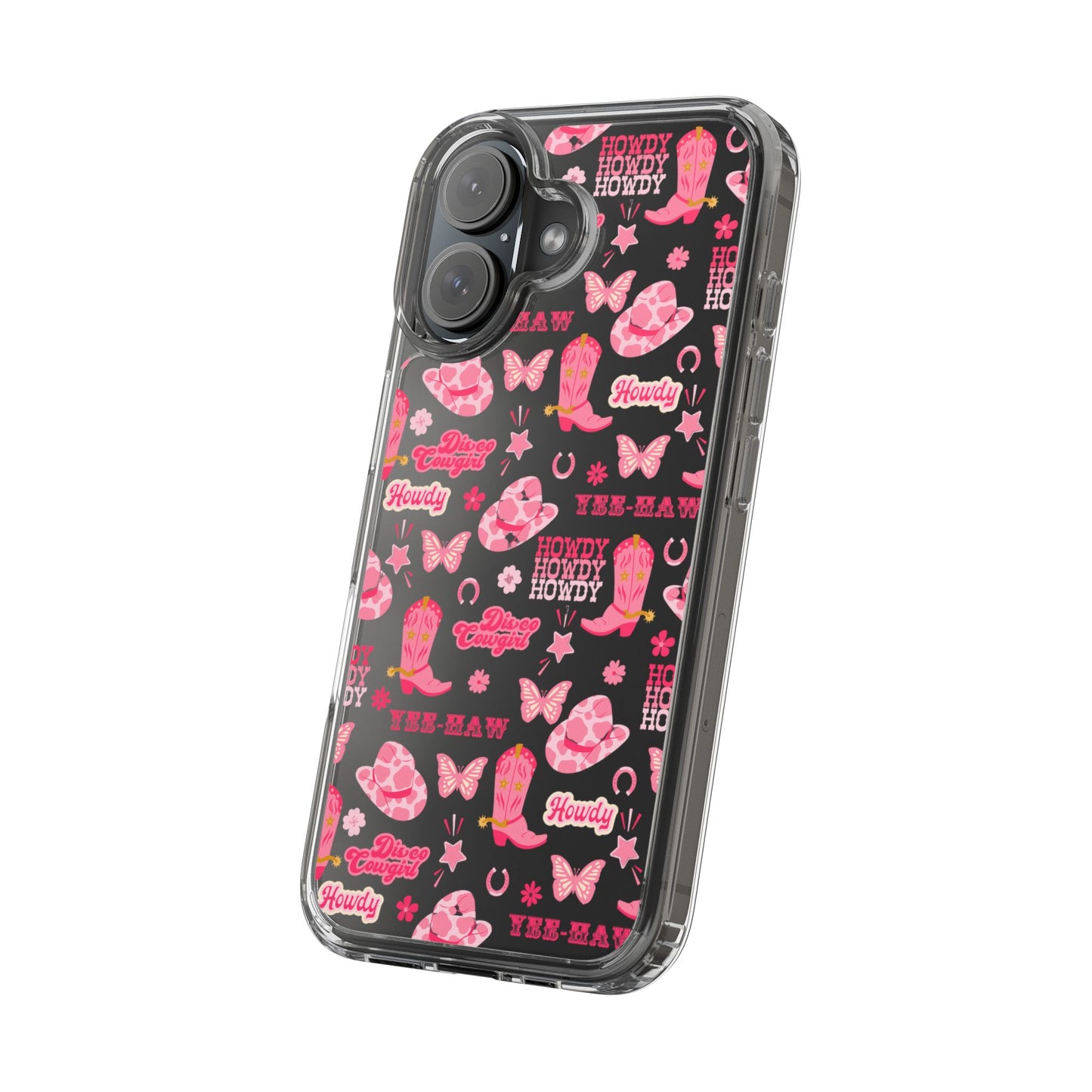 Cute Cowgirl - Clear Phone Case