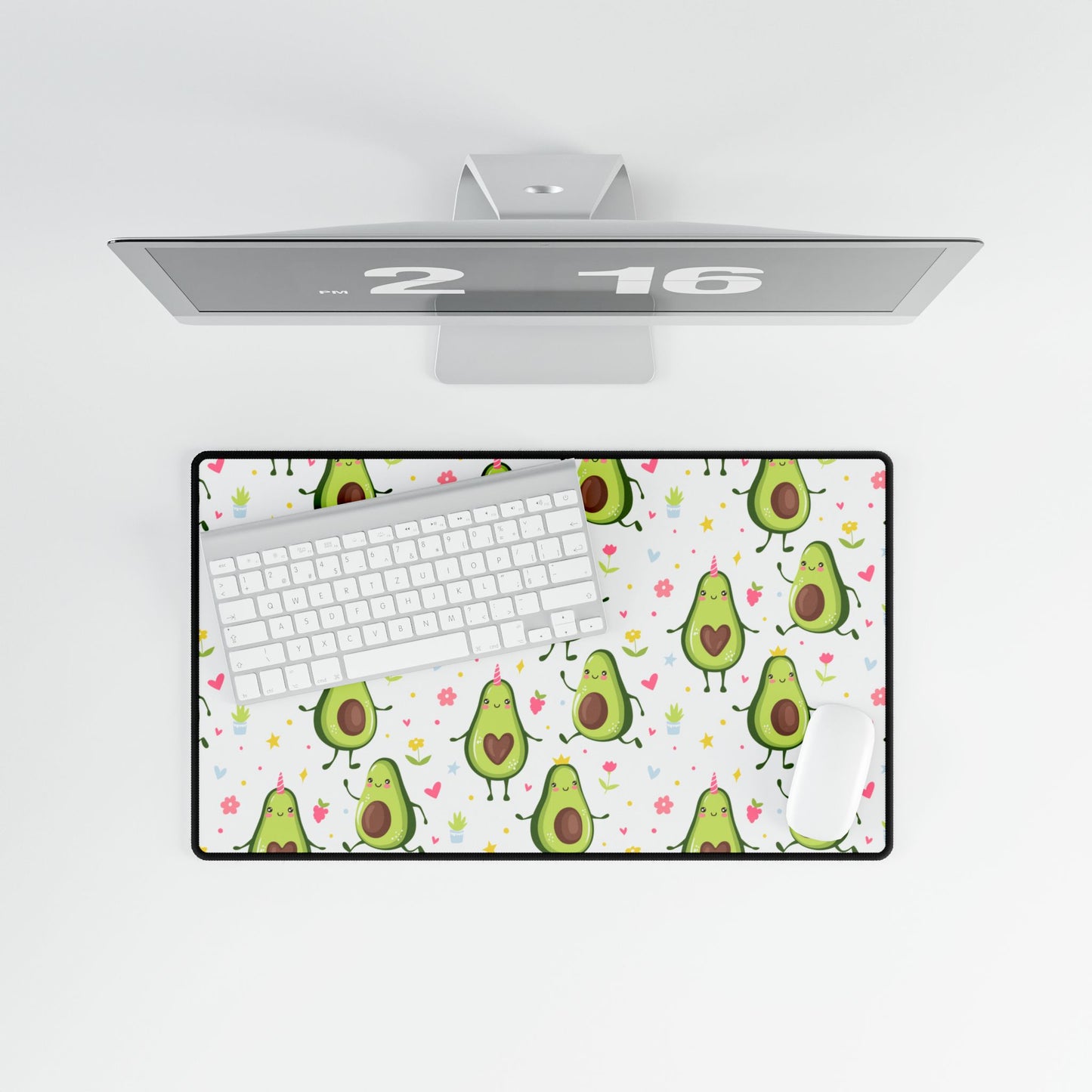 Desk Mat - Cute Avocado