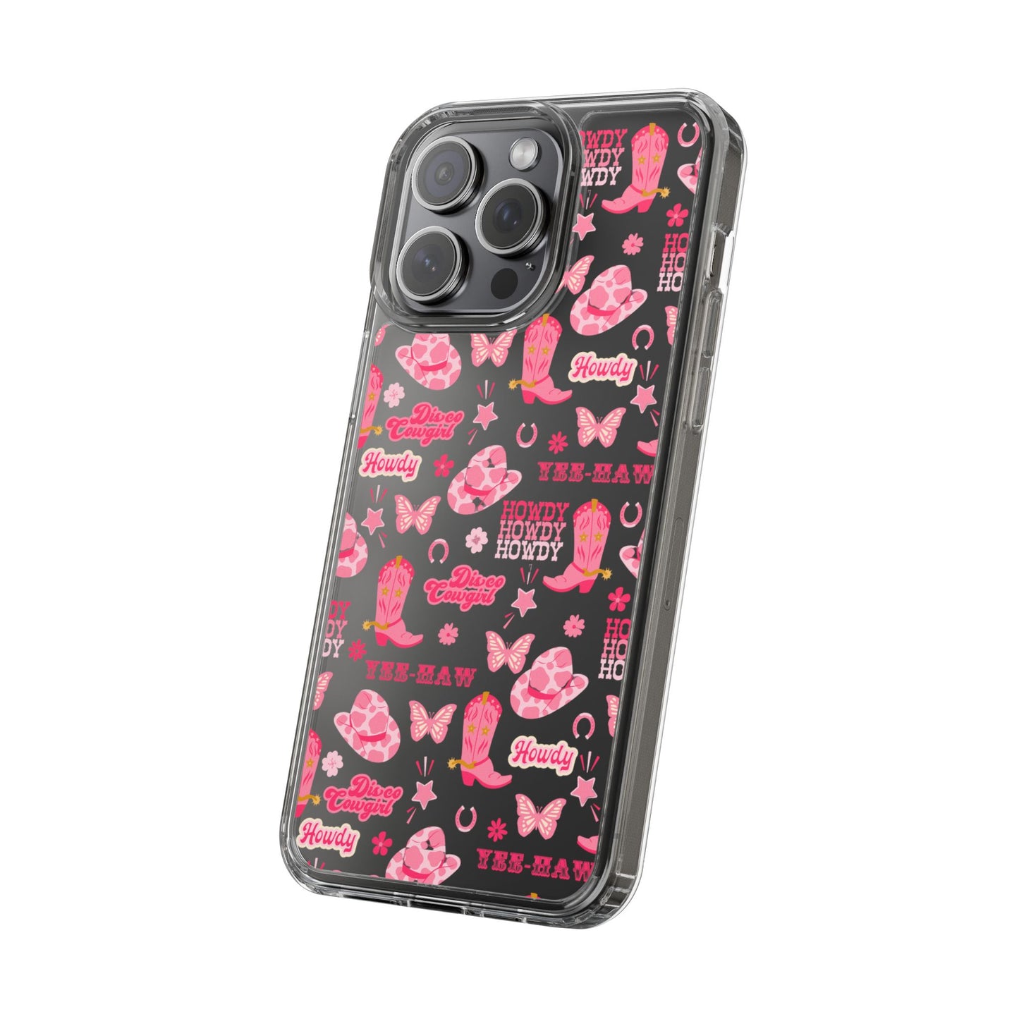 Cute Cowgirl - Clear Phone Case