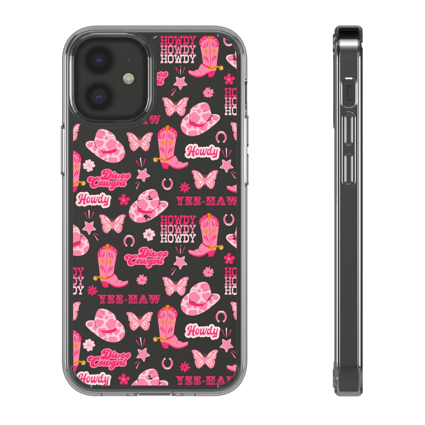 Cute Cowgirl - Clear Phone Case