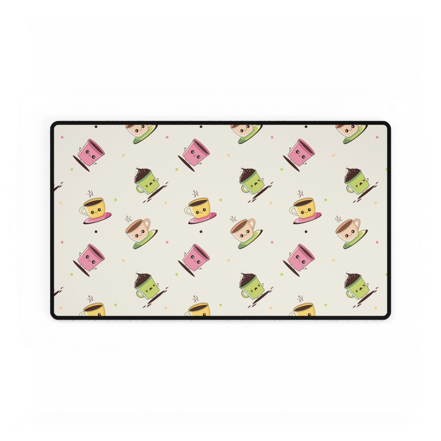 Desk Mat - Cute Coffee