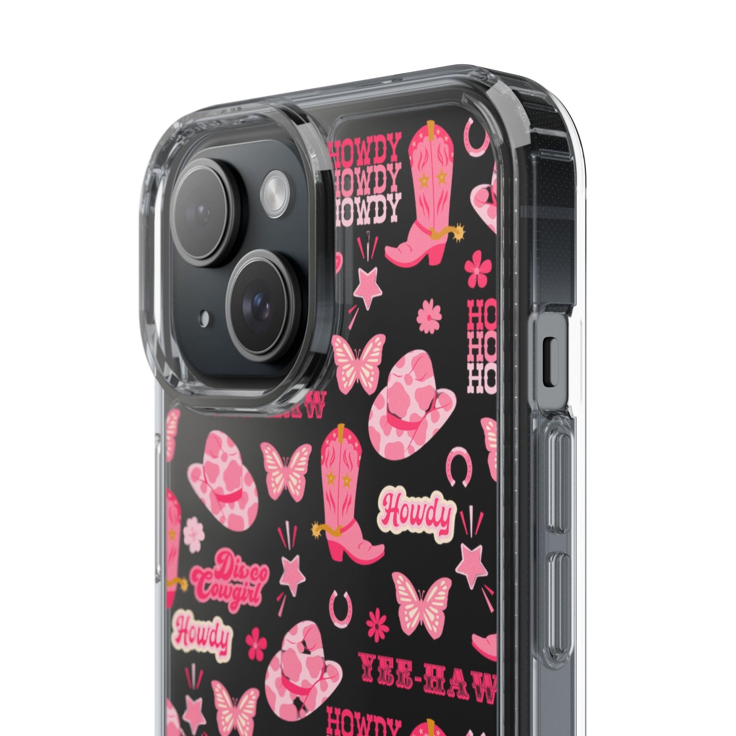 Cute Cowgirl - Clear Phone Case