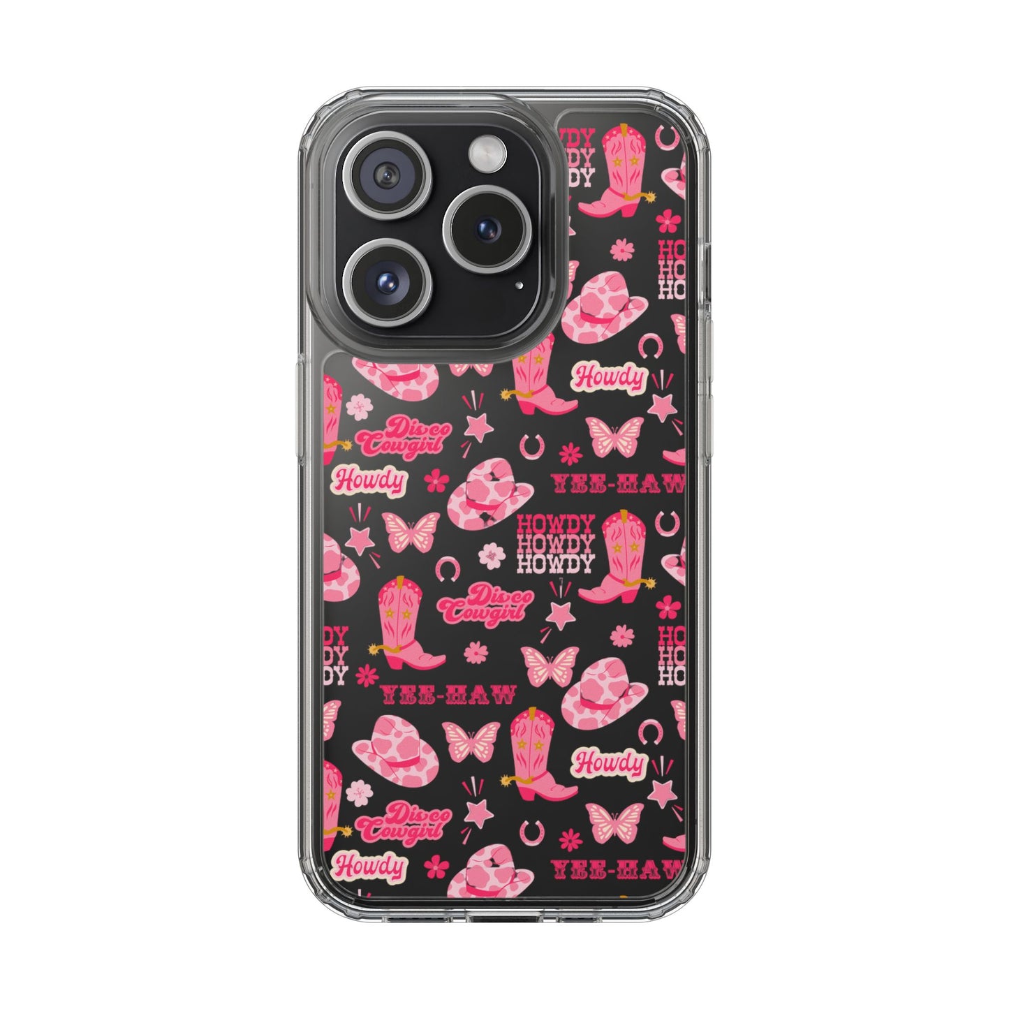 Cute Cowgirl - Clear Phone Case
