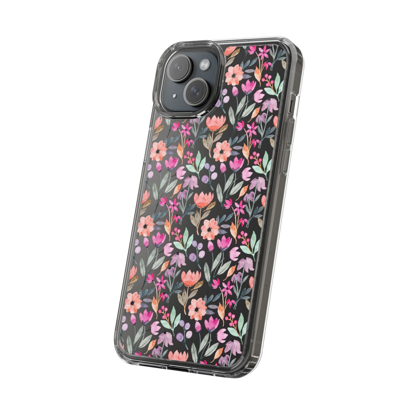 Floral - Clear Phone Case