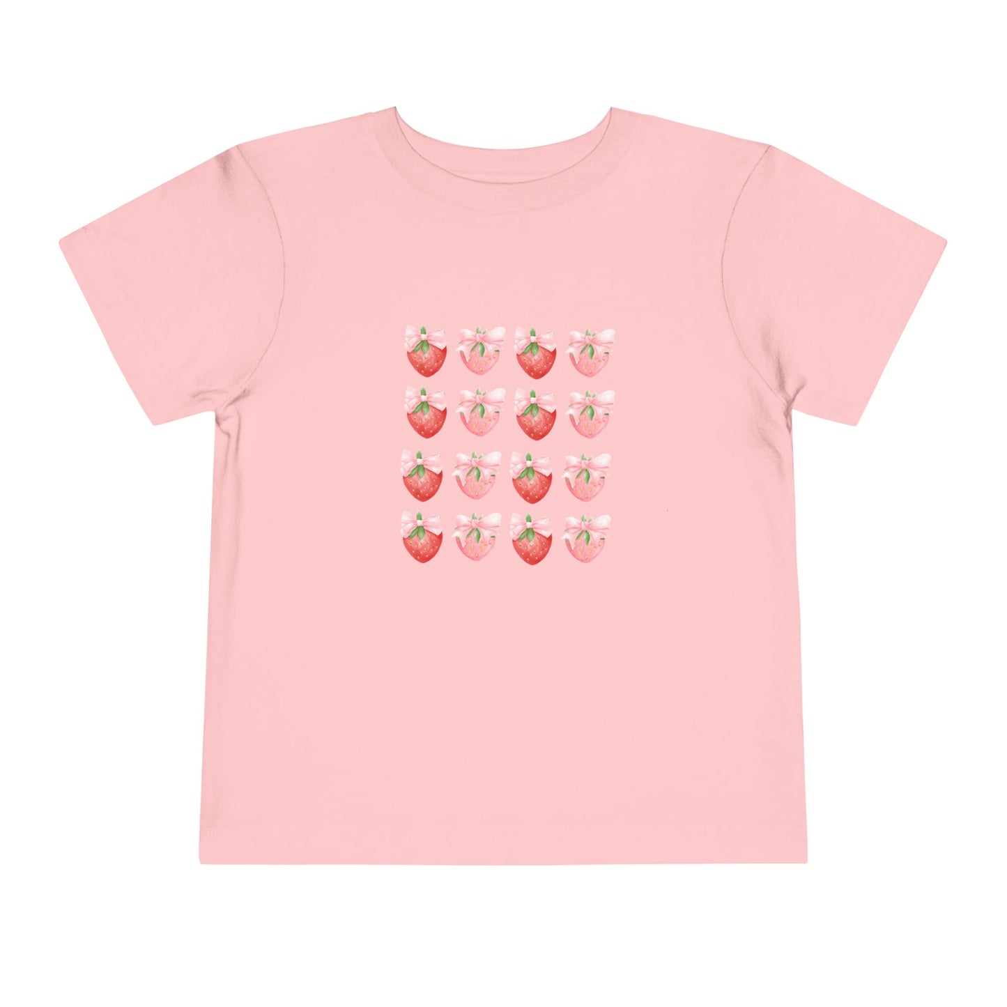 Cute Strawberry Toddler Short Sleeve Tee