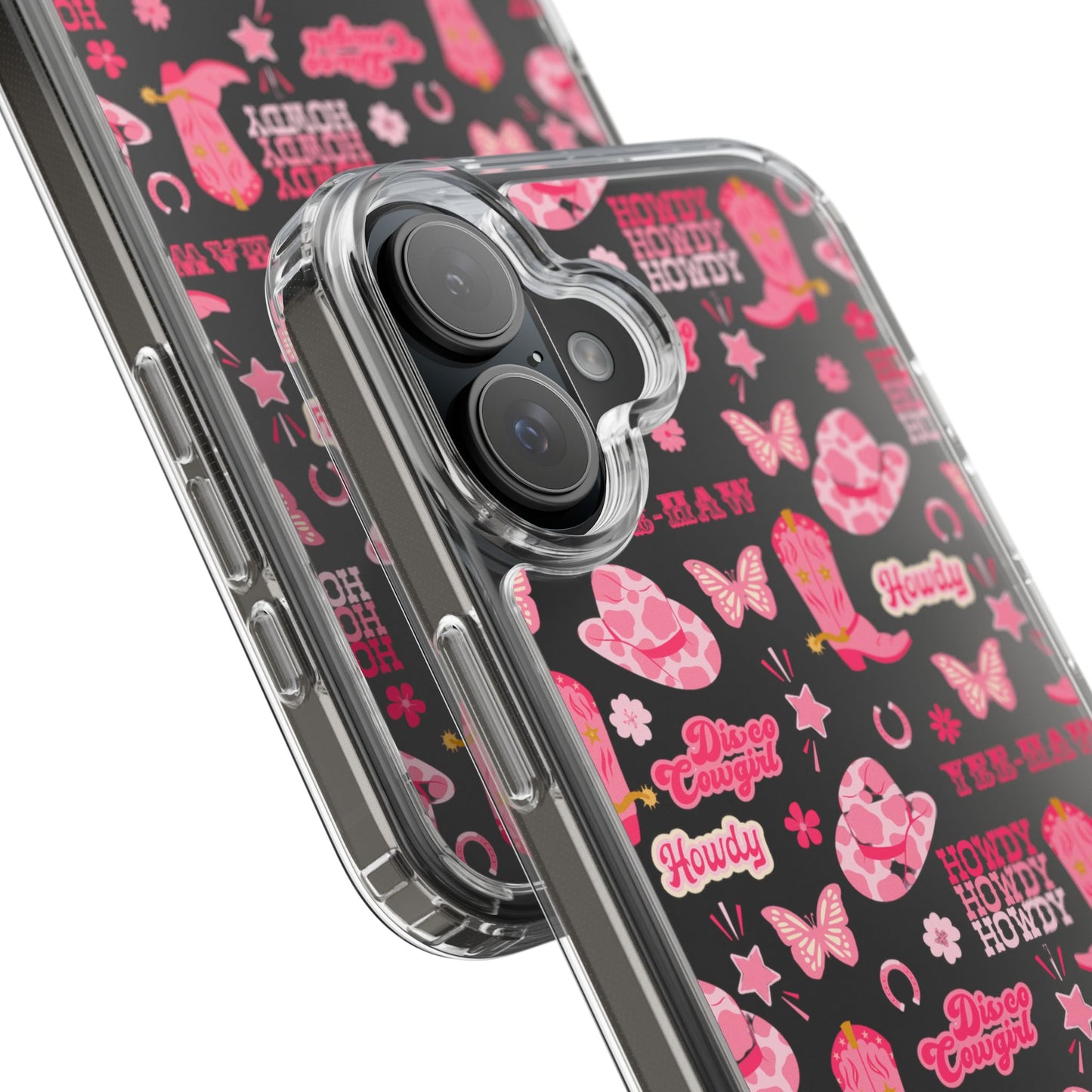 Cute Cowgirl - Clear Phone Case