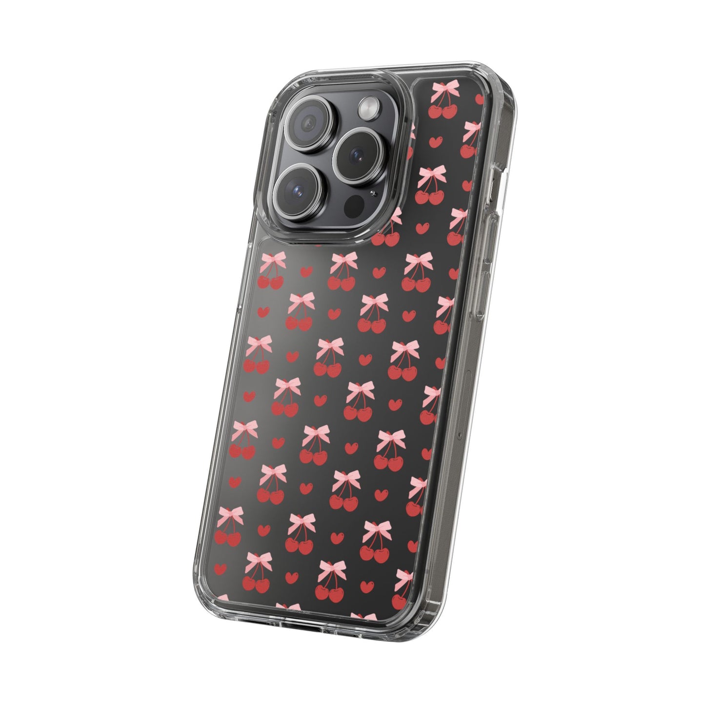 Cute Cherry - Clear Phone Case