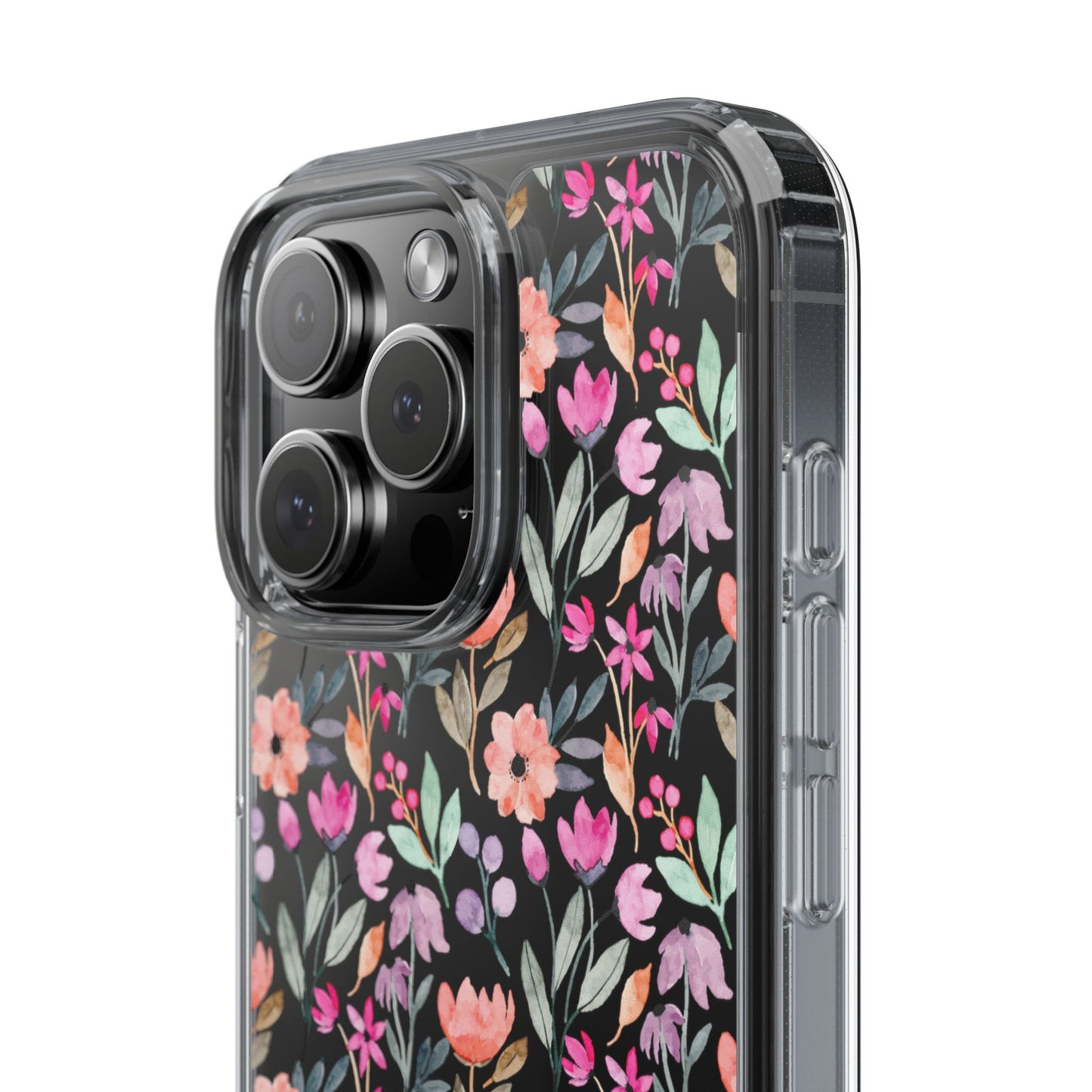 Floral - Clear Phone Case