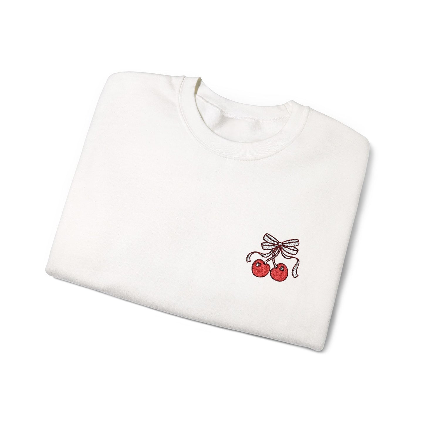 Cherry Embroidered - Sweatshirt