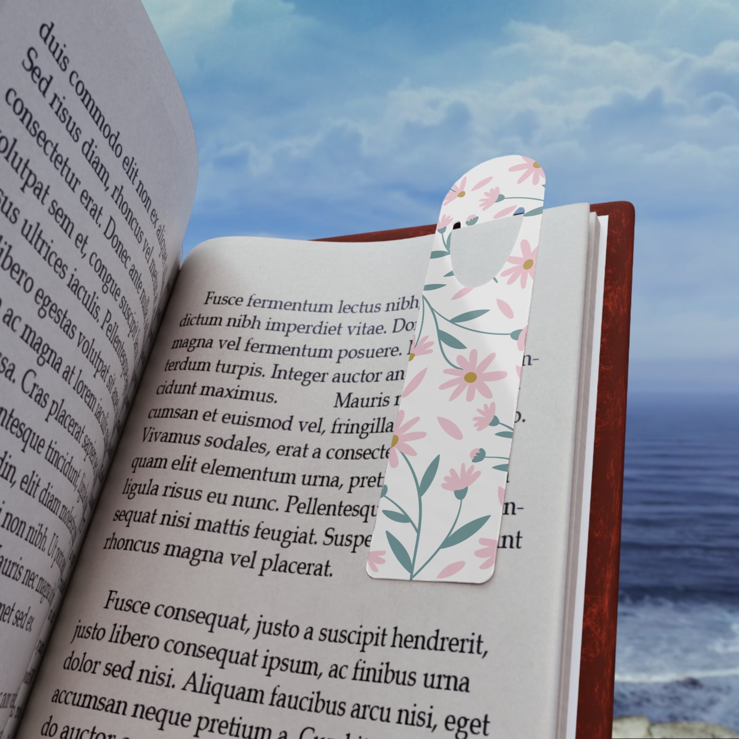 Floral Metal Bookmark