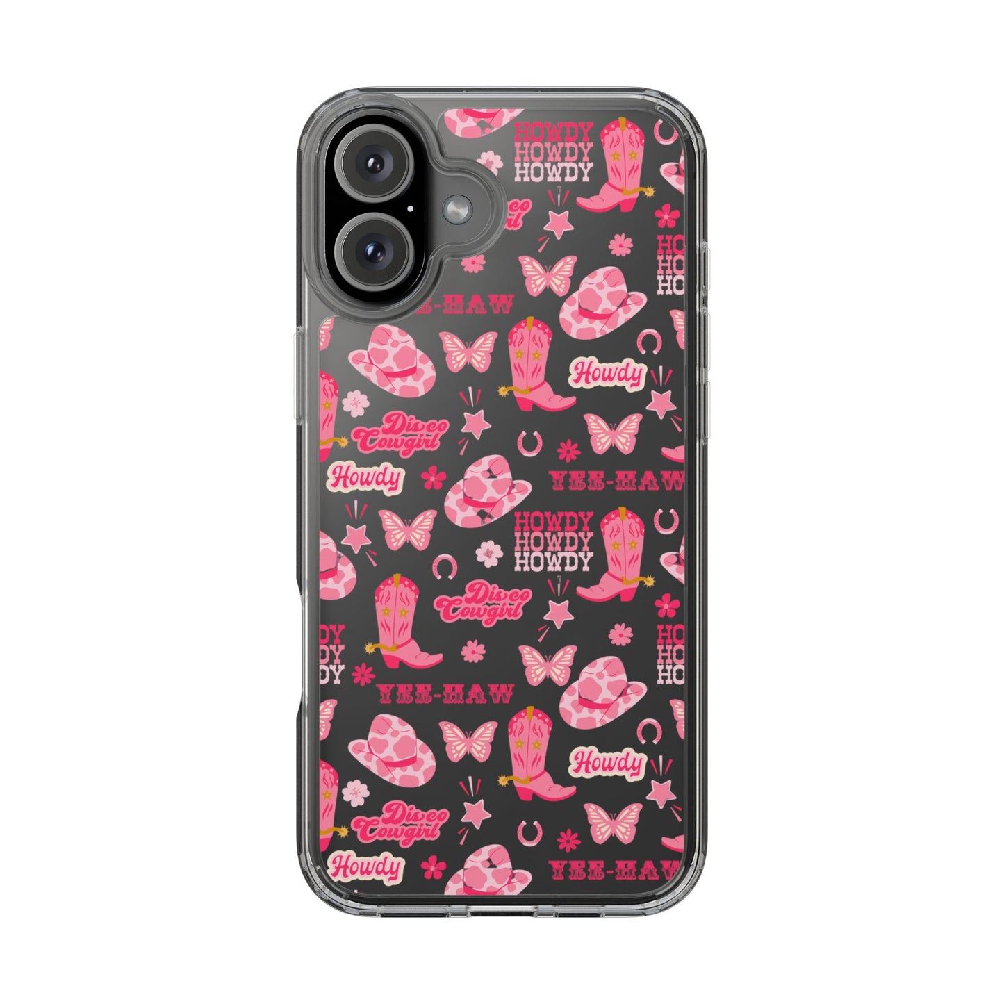 Cute Cowgirl - Clear Phone Case