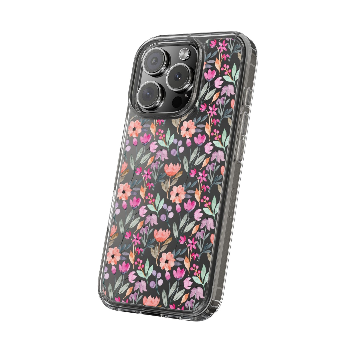 Floral - Clear Phone Case