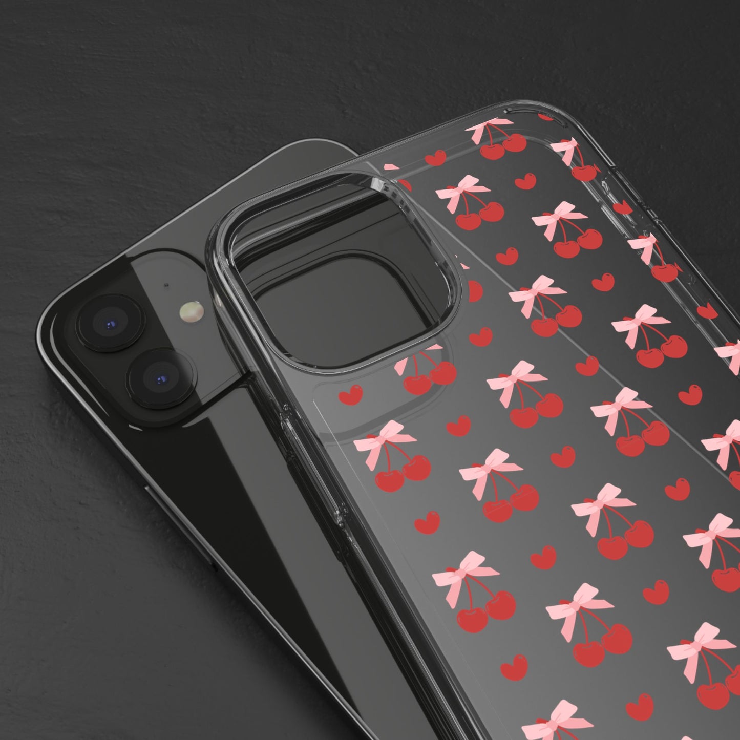 Cute Cherry - Clear Phone Case