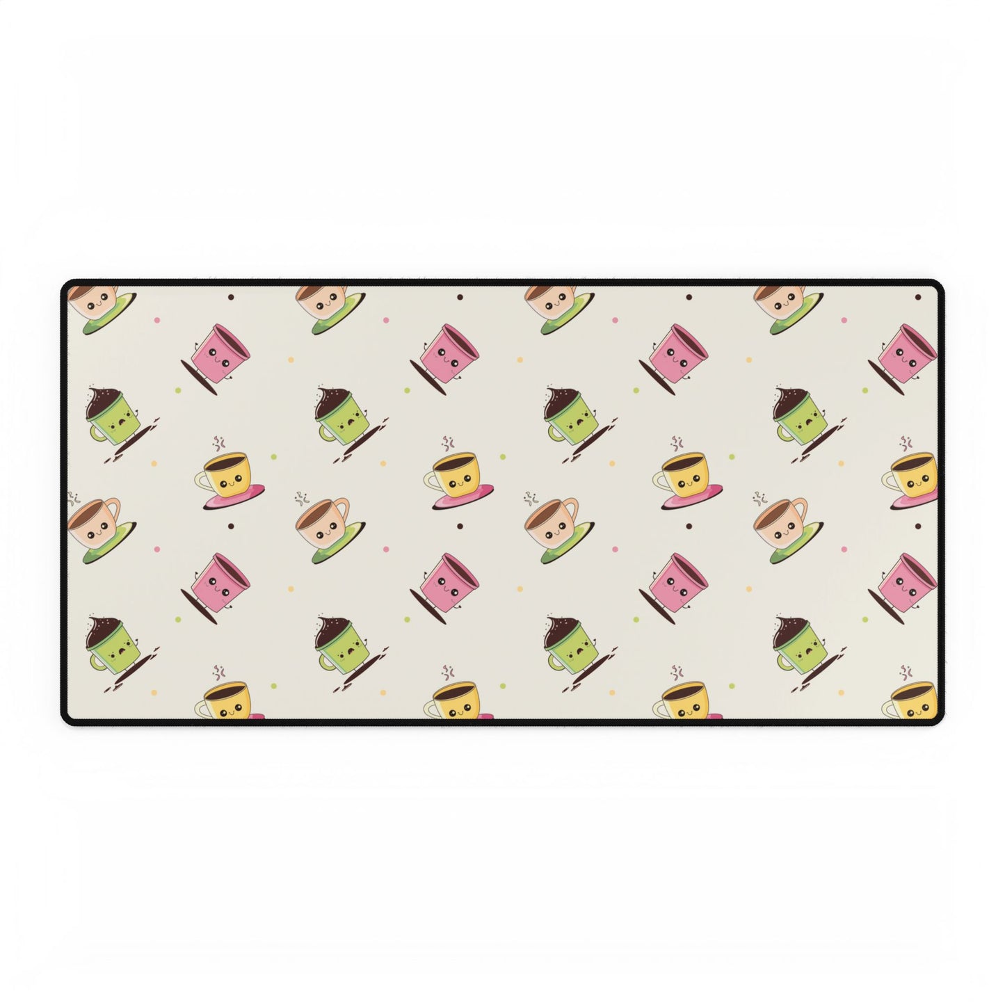 Desk Mat - Cute Coffee