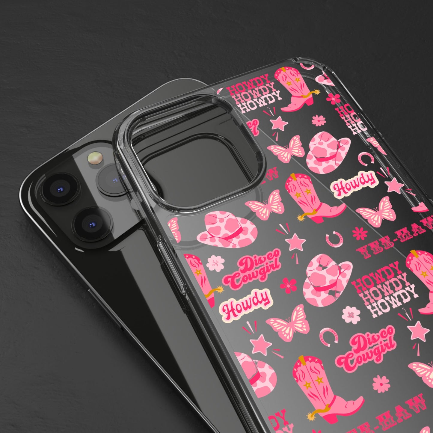 Cute Cowgirl - Clear Phone Case