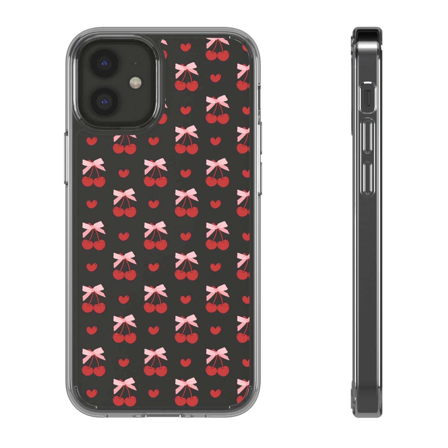 Cute Cherry - Clear Phone Case