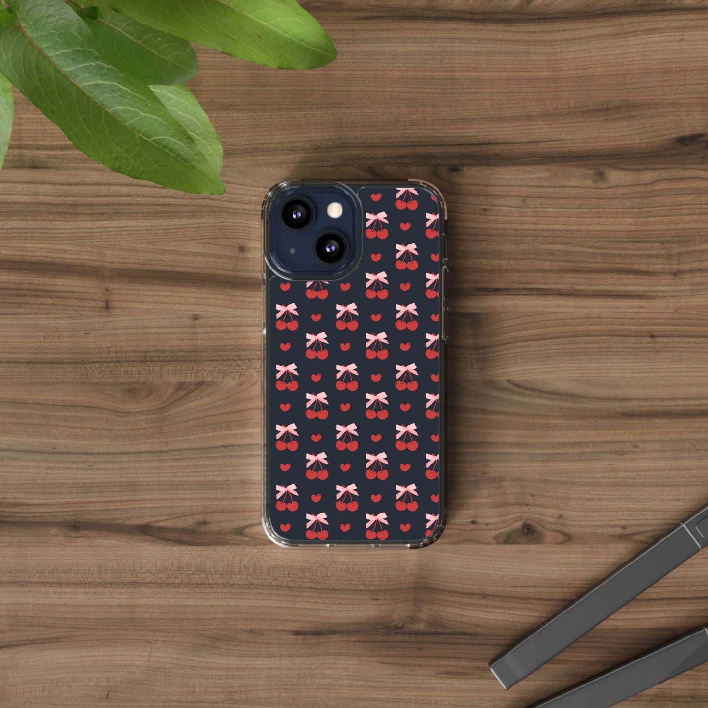 Cute Cherry - Clear Phone Case