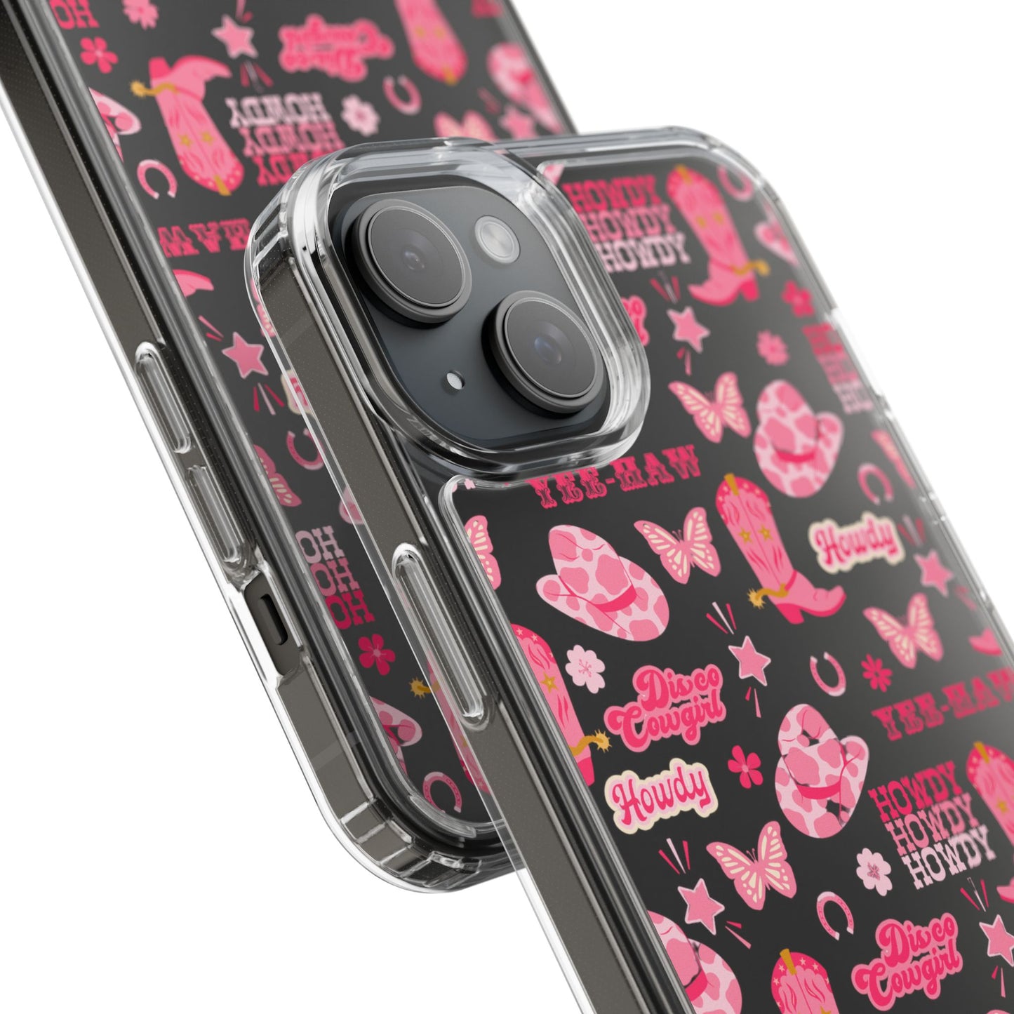 Cute Cowgirl - Clear Phone Case