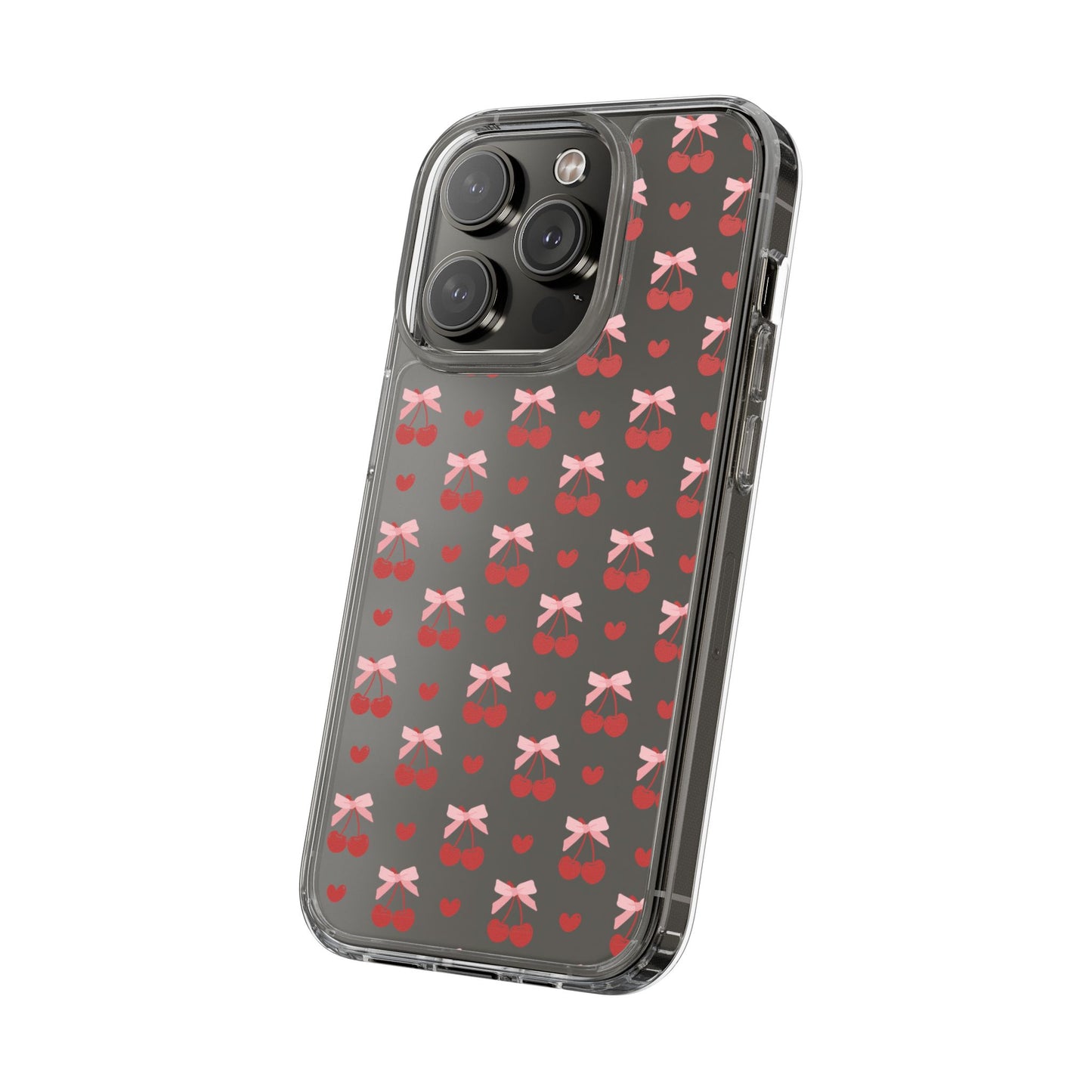 Cute Cherry - Clear Phone Case