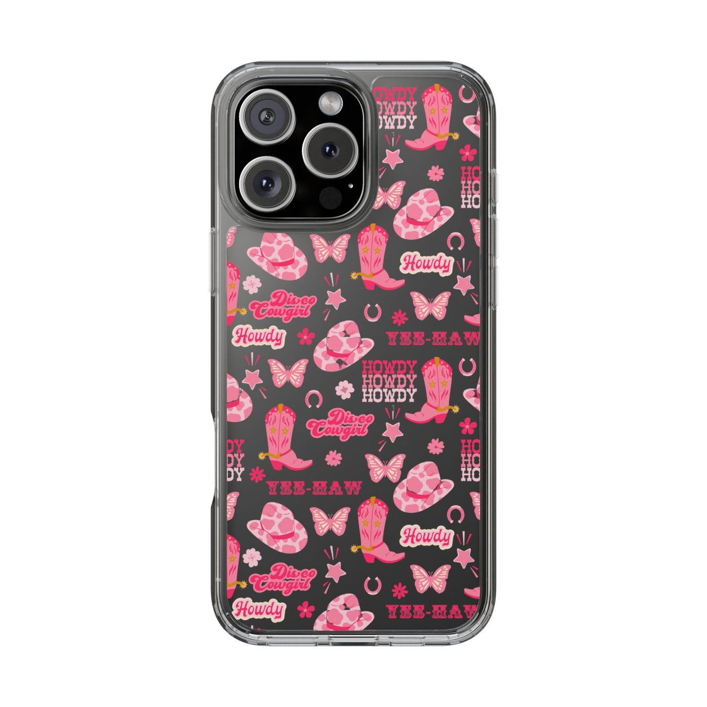 Cute Cowgirl - Clear Phone Case