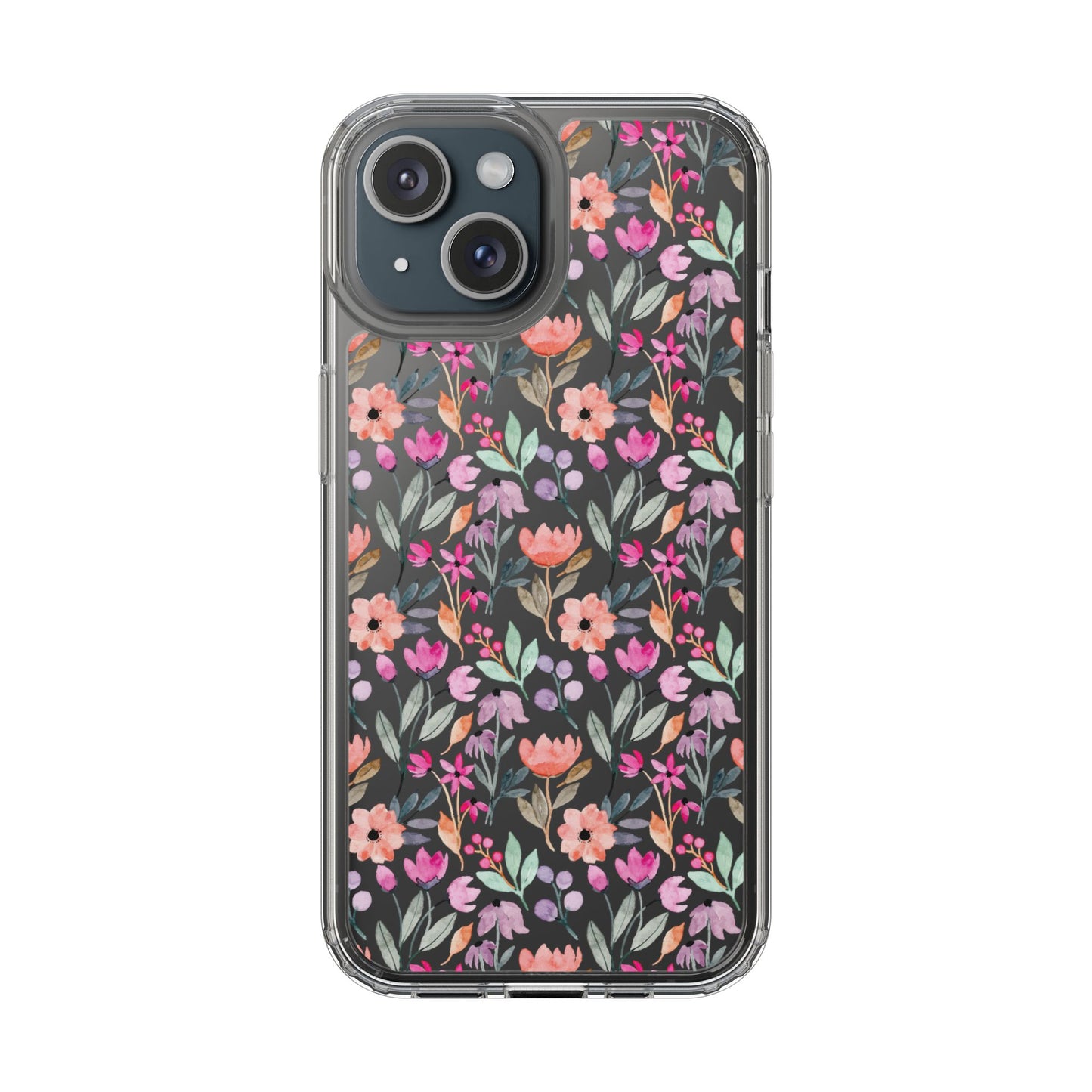 Floral - Clear Phone Case