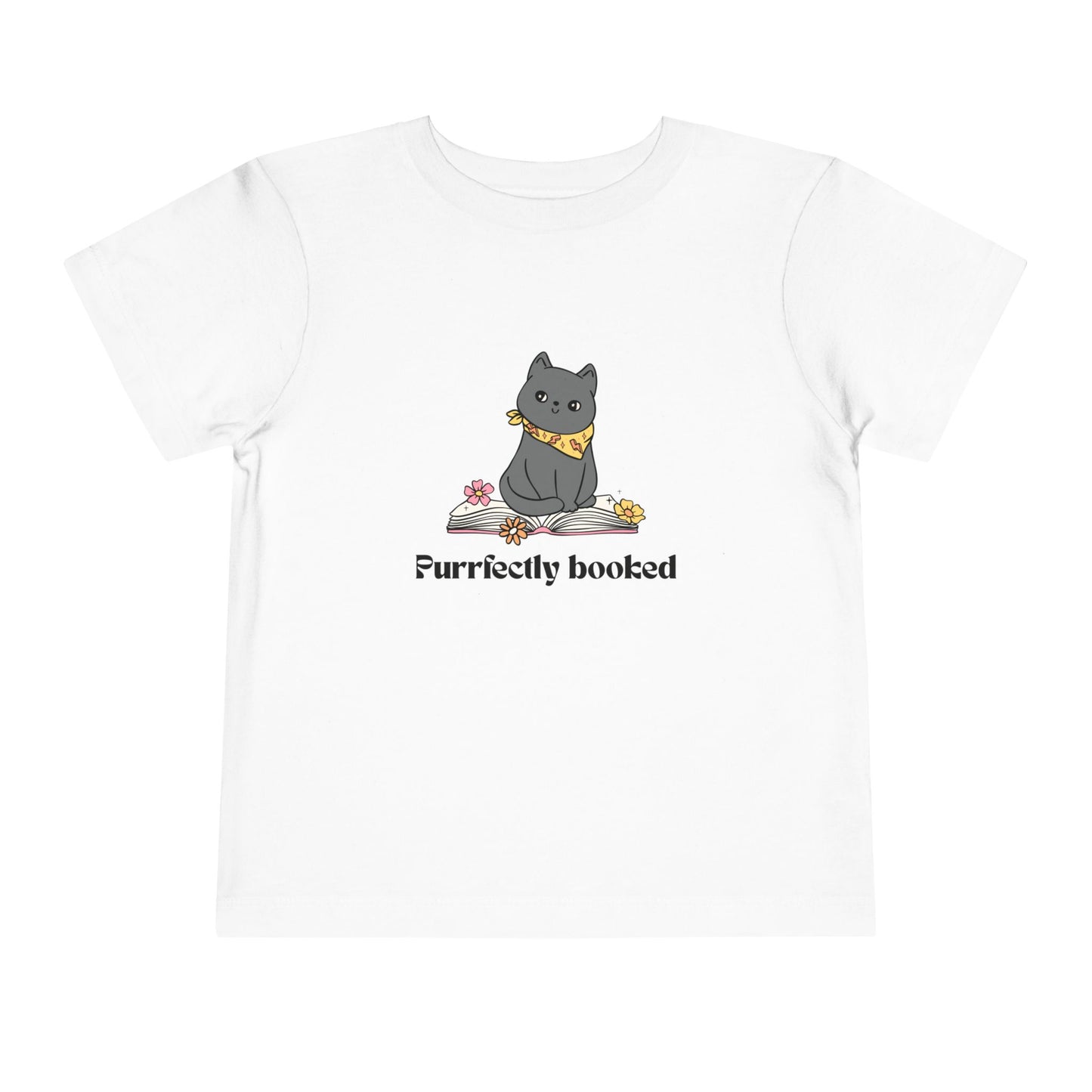 Purrfectly Booked Toddler Short Sleeve Tee