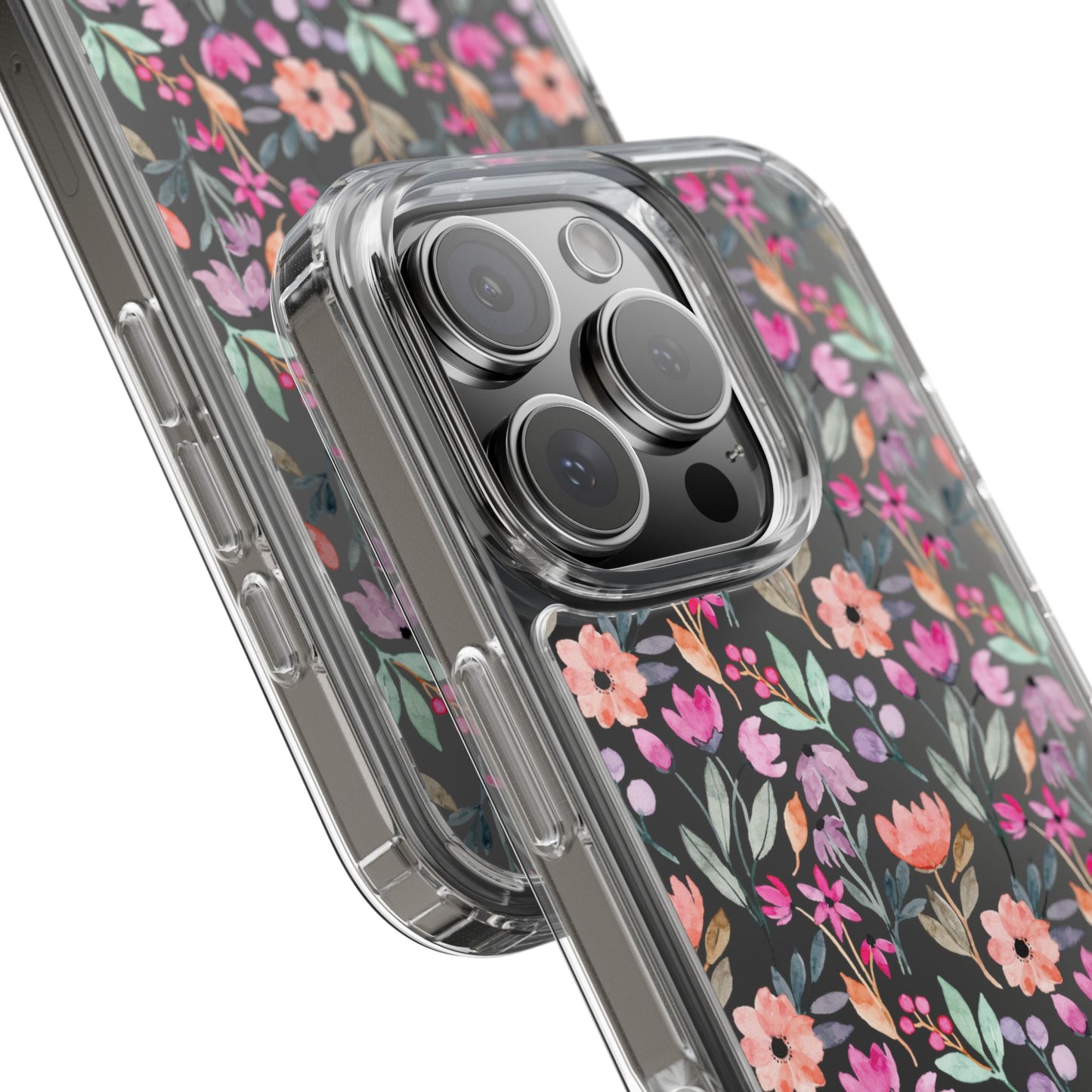 Floral - Clear Phone Case