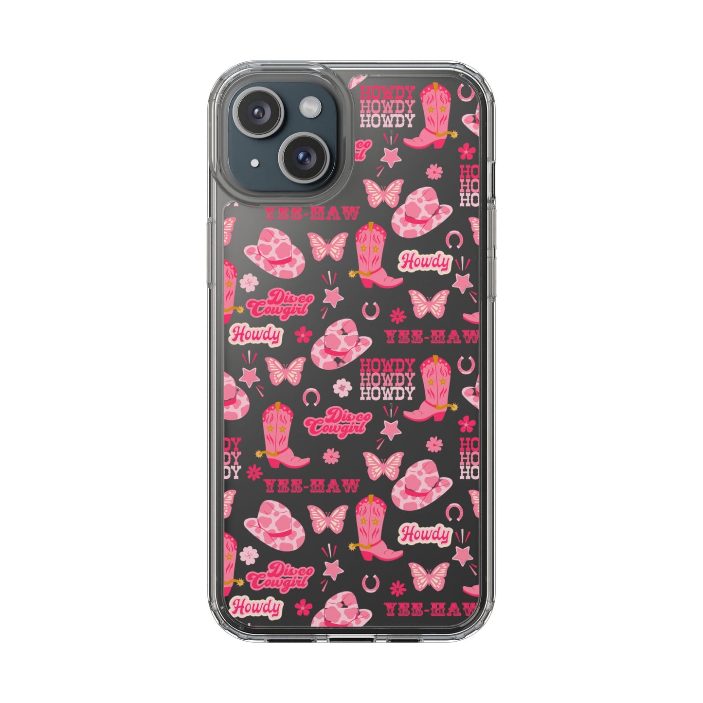 Cute Cowgirl - Clear Phone Case